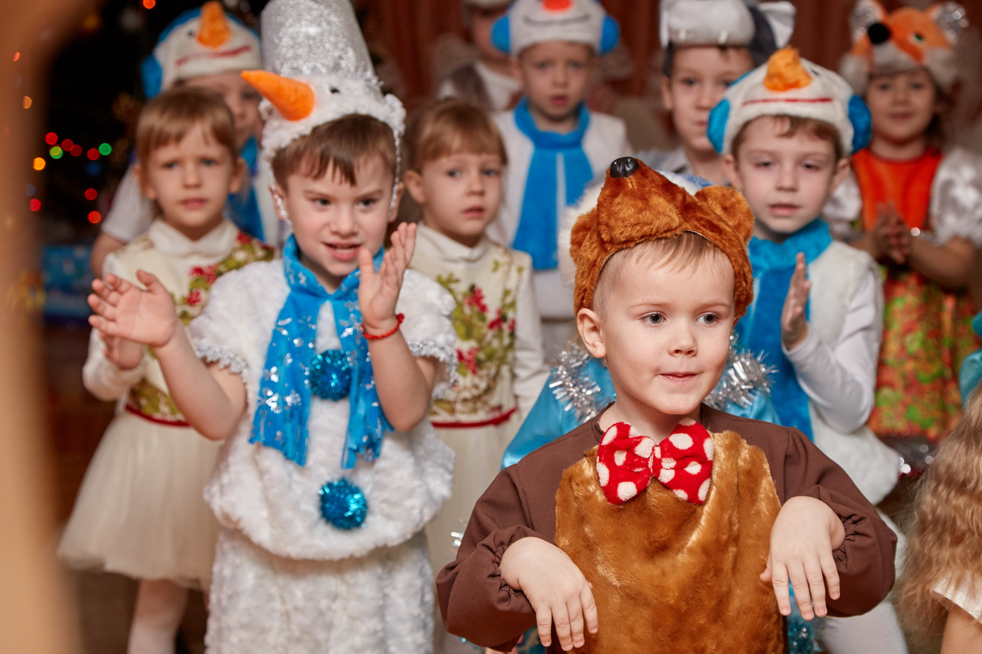 Новый год. Детский сад 111. Креативный фотограф в Москве
