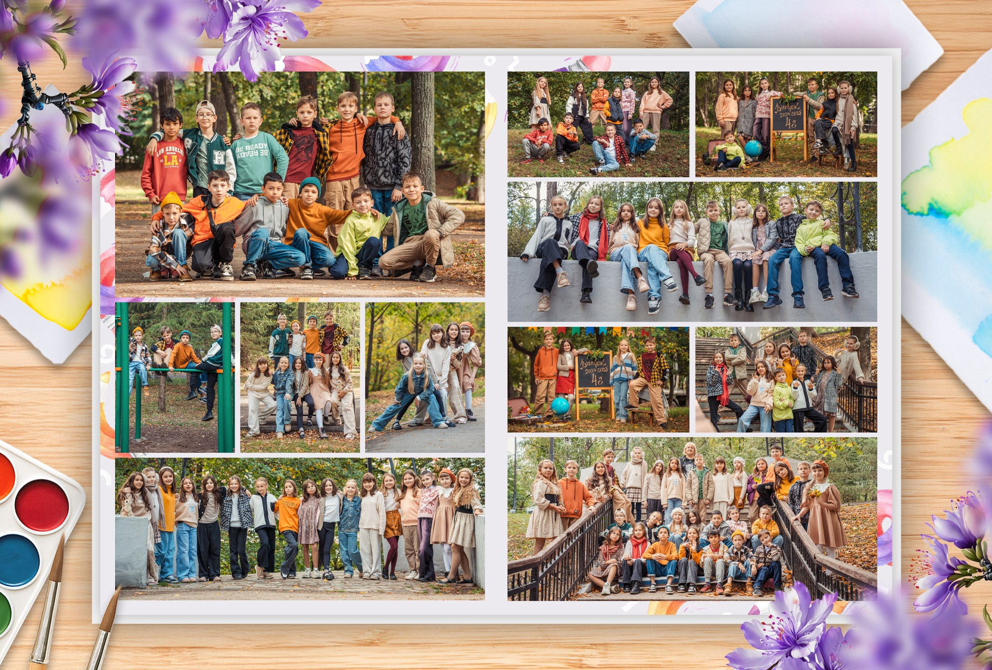 Карандаши — Начальная Школа. Выпускные альбомы в Казани и Татарстане — Студия Azamat