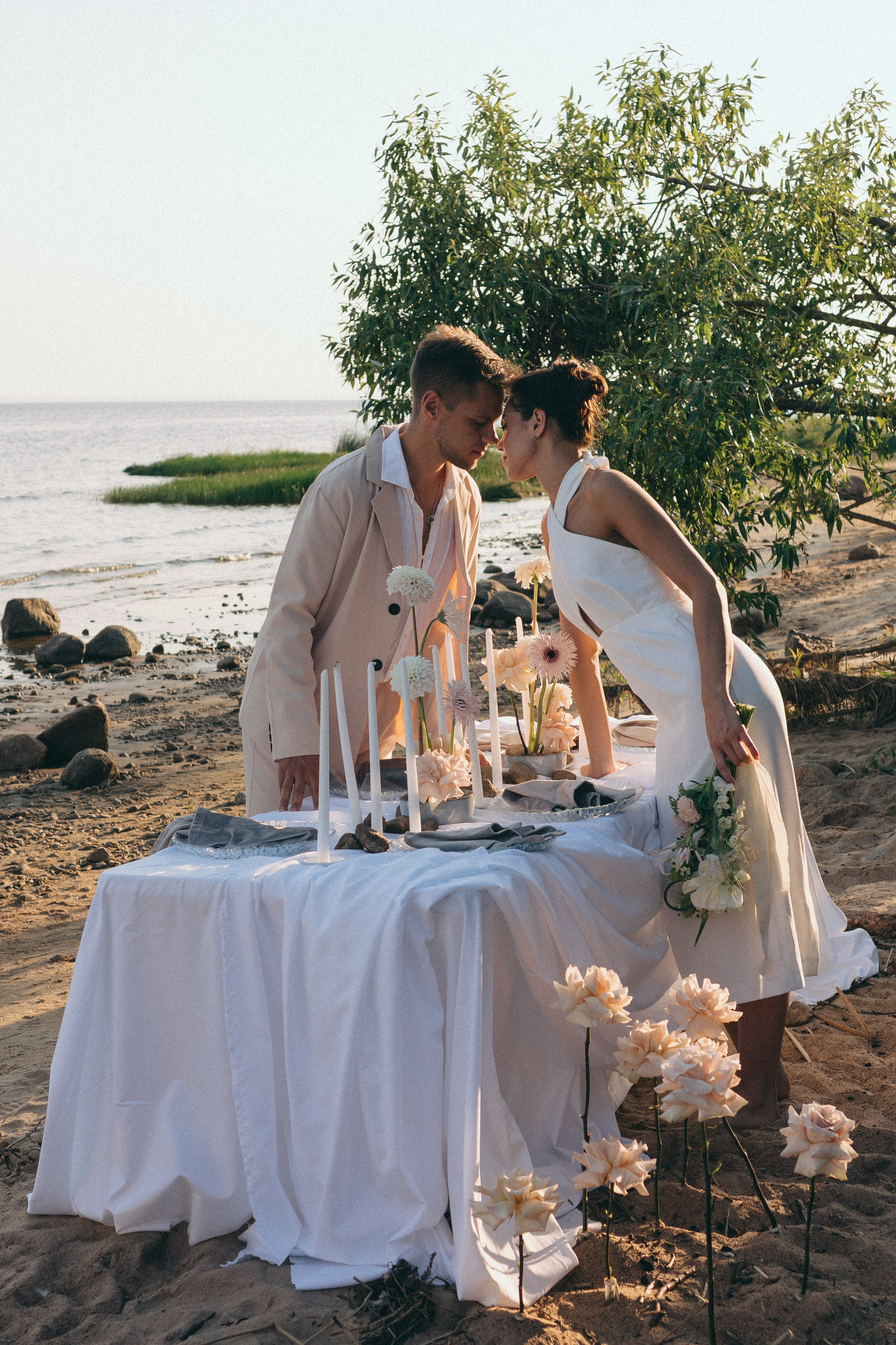СВАДЕБНАЯ ФОТОСЕССИЯ ВЫЕЗДНОЙ ЦЕРЕМОНИИ (ФИНСКИЙ ЗАЛИВ). Профессиональный фотограф, Санкт-Петербург — Виктория Богомолова
