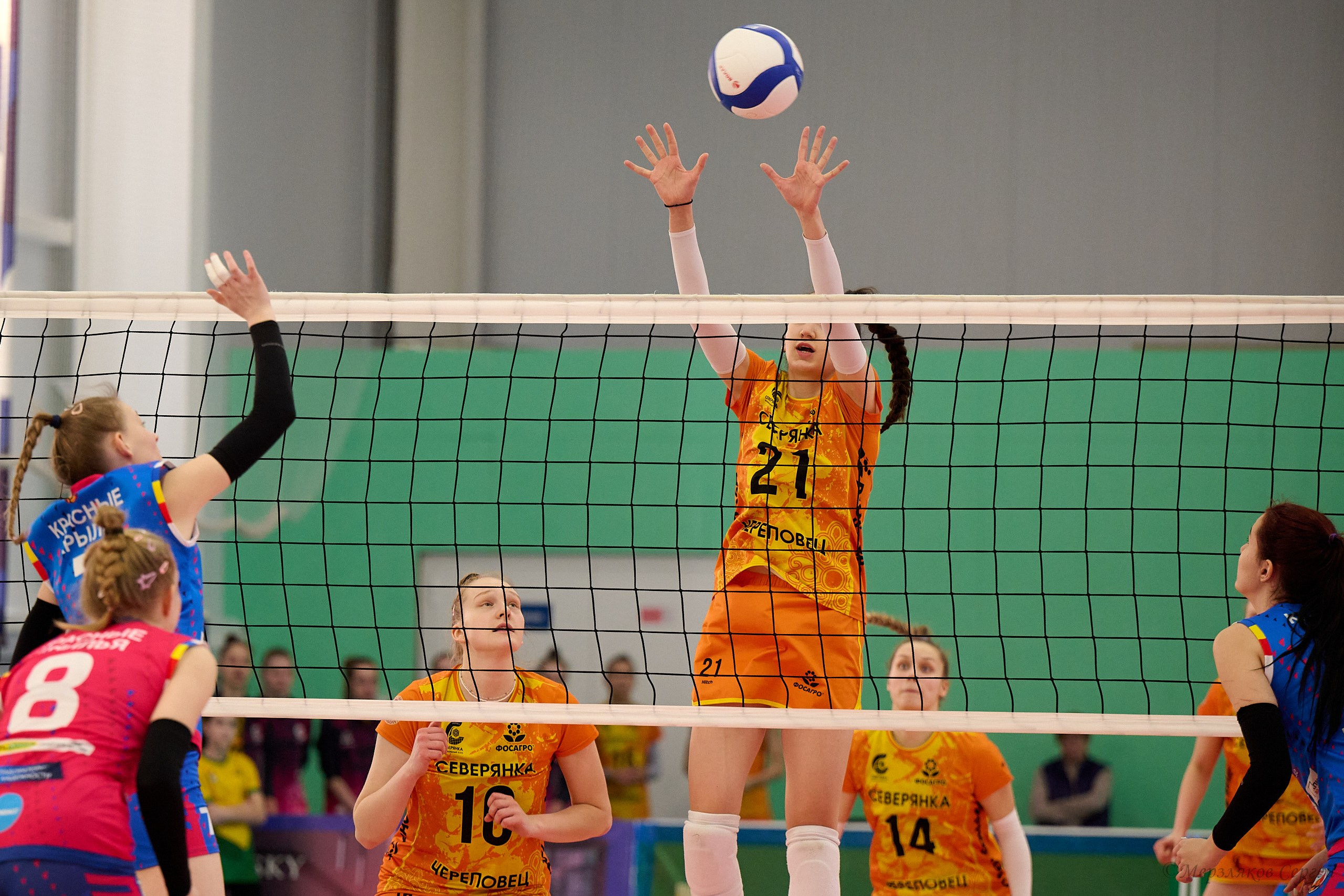 Волейбол Чемпионат России высшая лига «Б» Северянка-2 — Красные Крылья. Спортивный репортажный фотограф в Ижевске Сергей Мерзляков