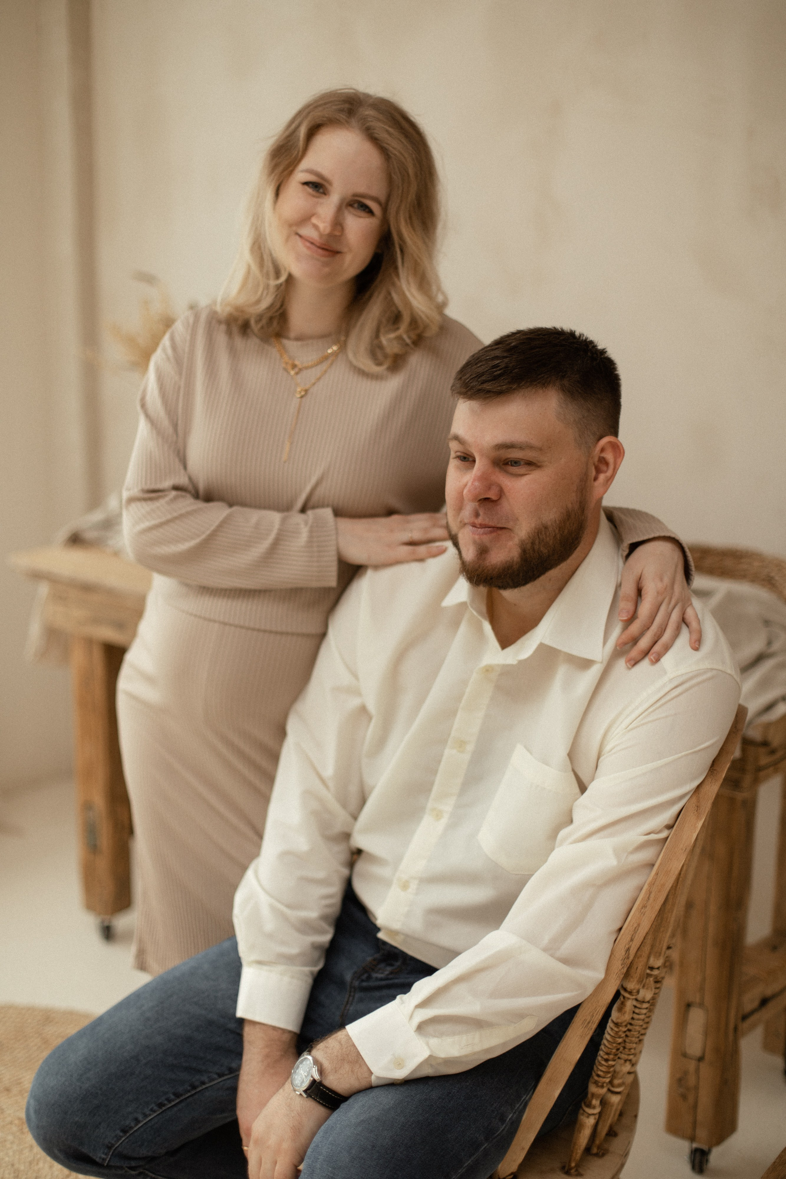 Павел, Костик и Екатерина с животиком. Семейный фотограф Челябинск