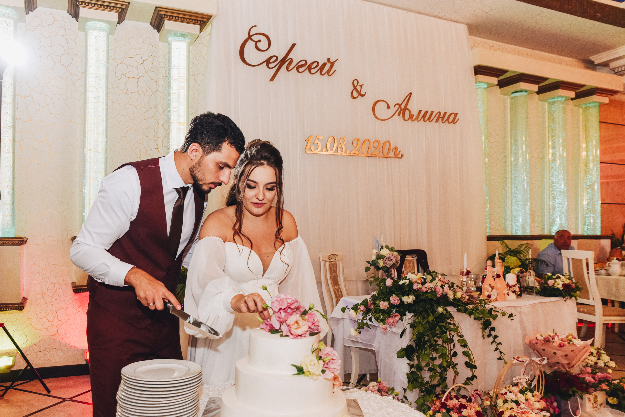 Свадебный день Сергея и Алины. Свадебный фотограф в Краснодарском крае