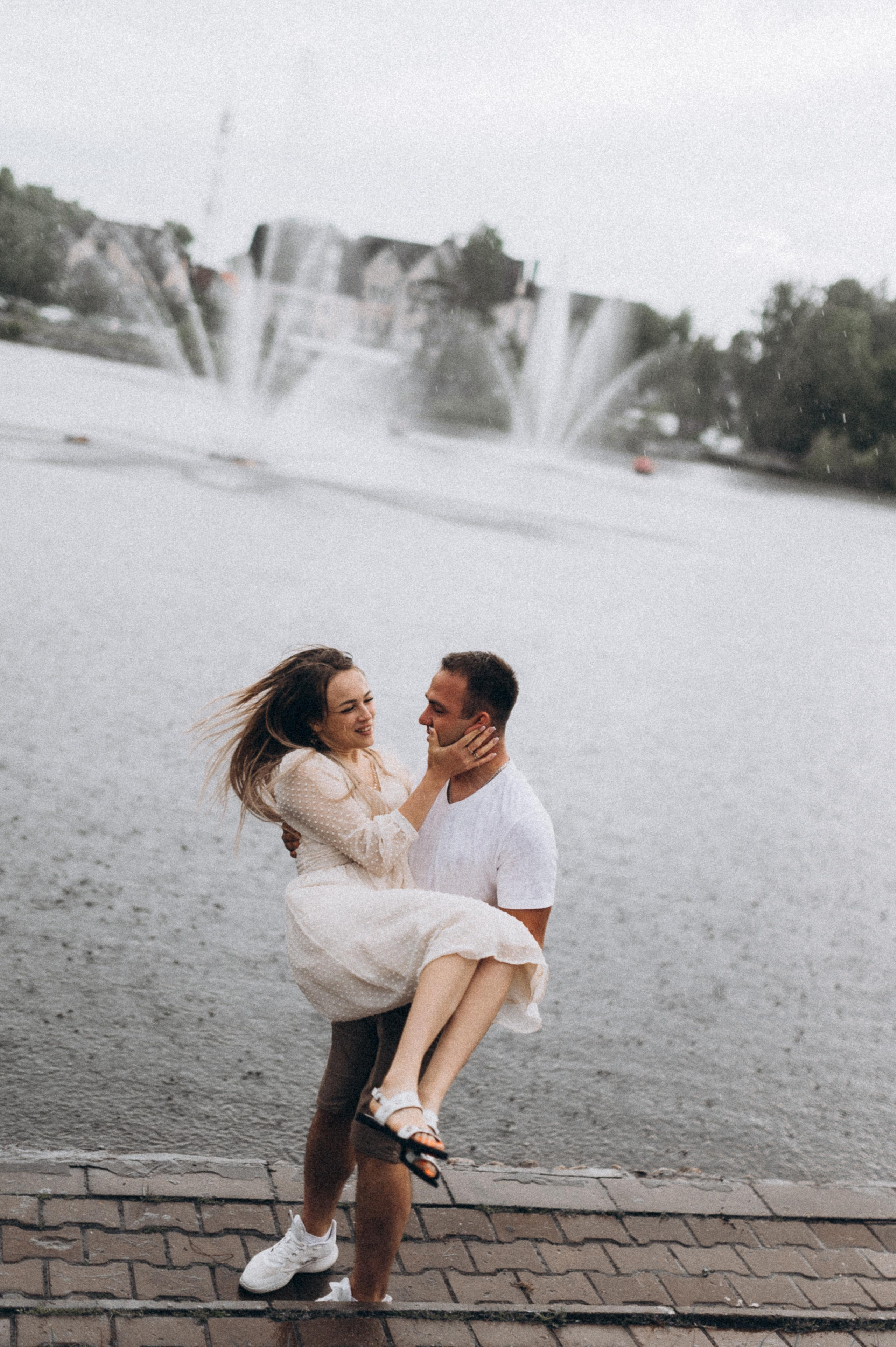 Лав-стори под дождем. Фотограф ПИТЕР СПБ Надежда Баранова