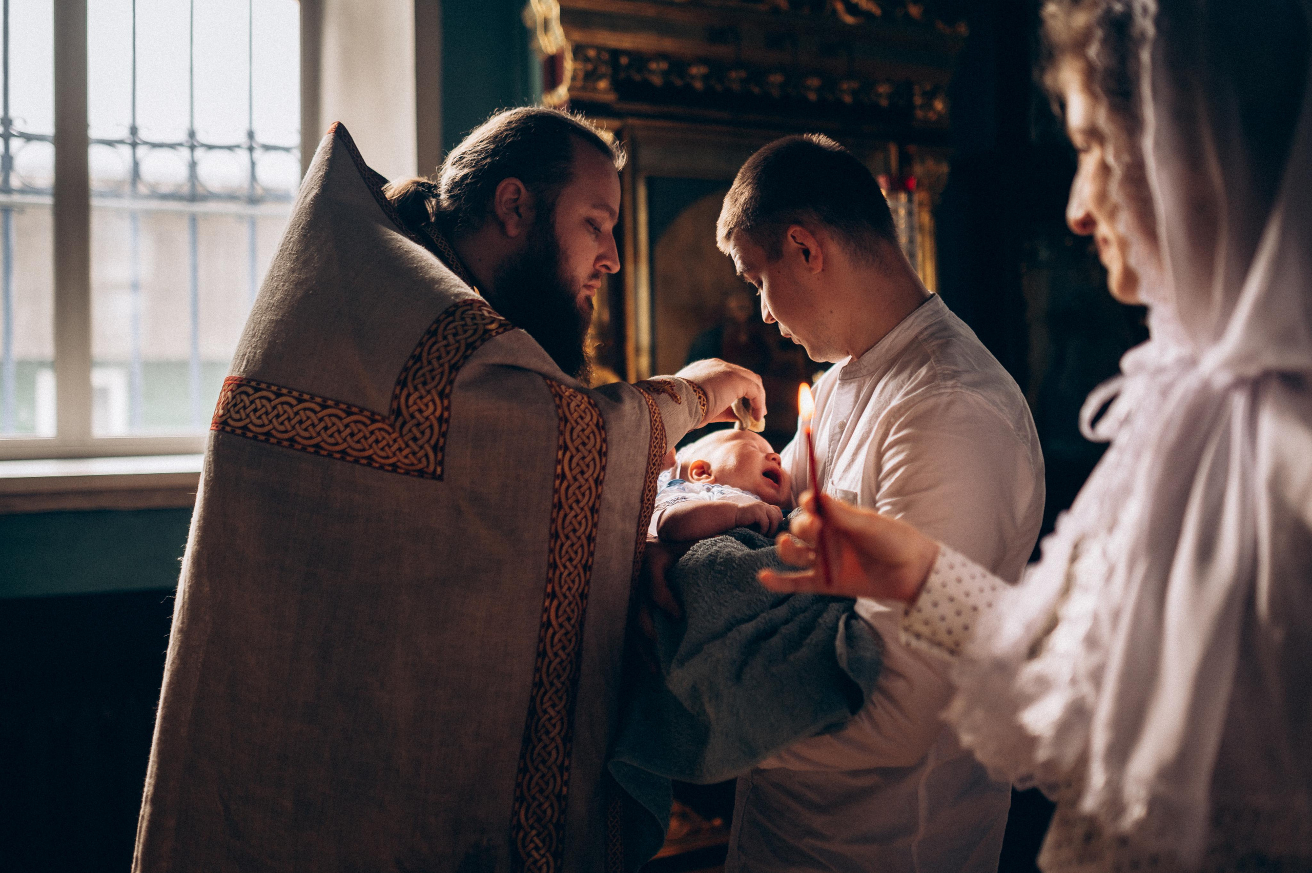 Таинство крещения. Фотограф ПИТЕР СПБ Надежда Баранова