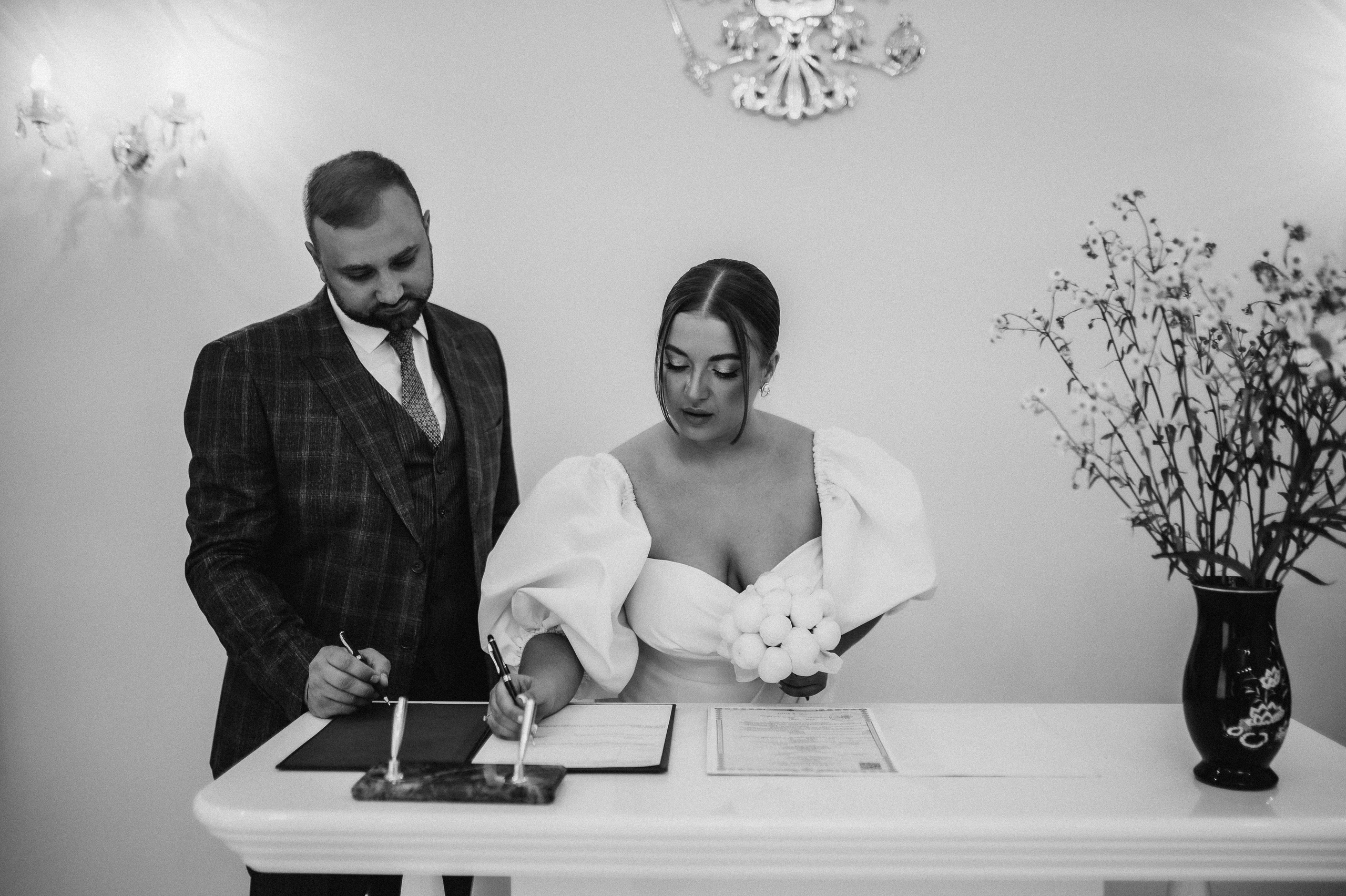 Камерная свадьба (Сборы, загс, фотопрогулка). Фотограф ПИТЕР СПБ Надежда Баранова