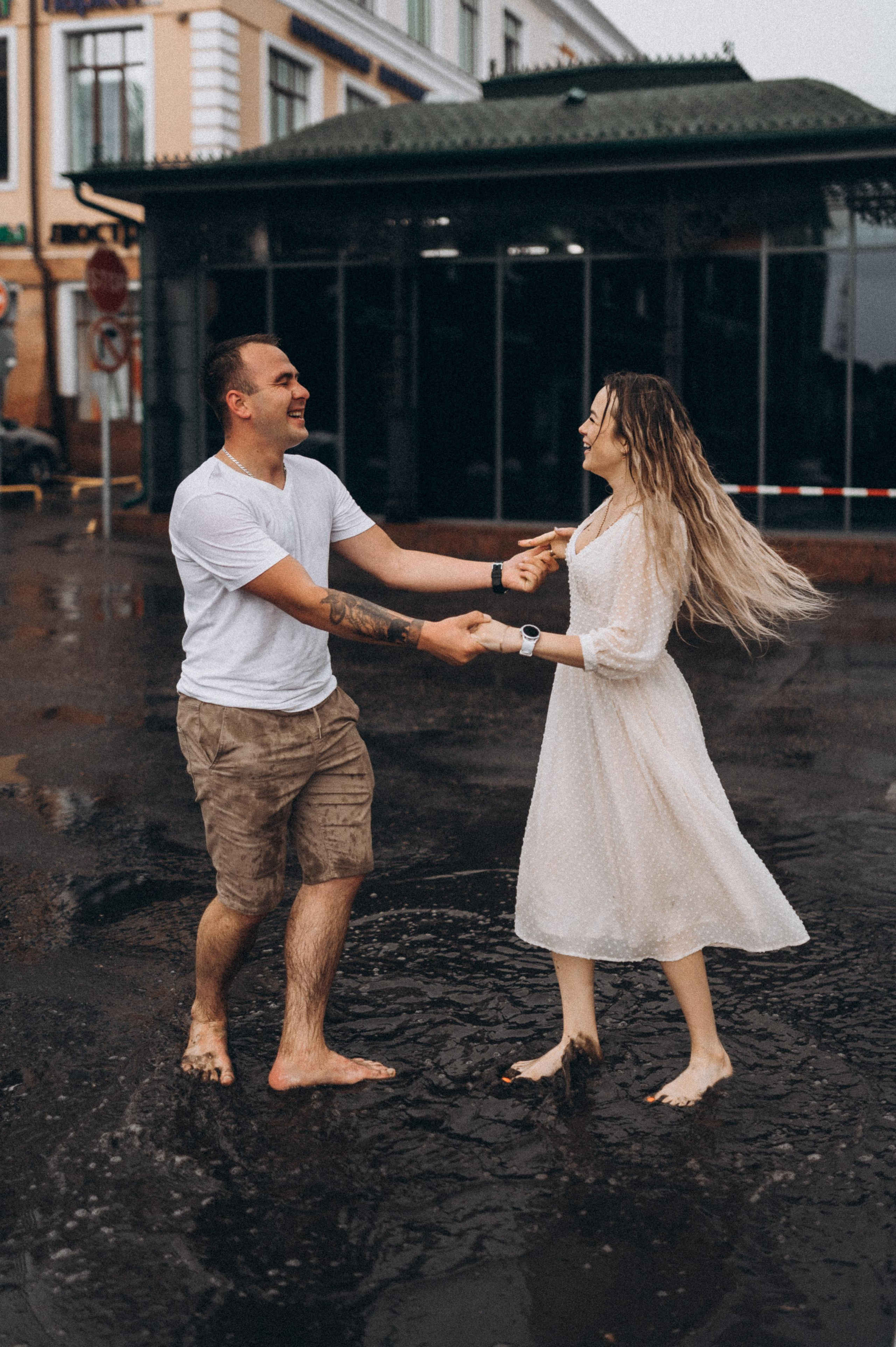 Лав-стори под дождем. Фотограф ПИТЕР СПБ Надежда Баранова