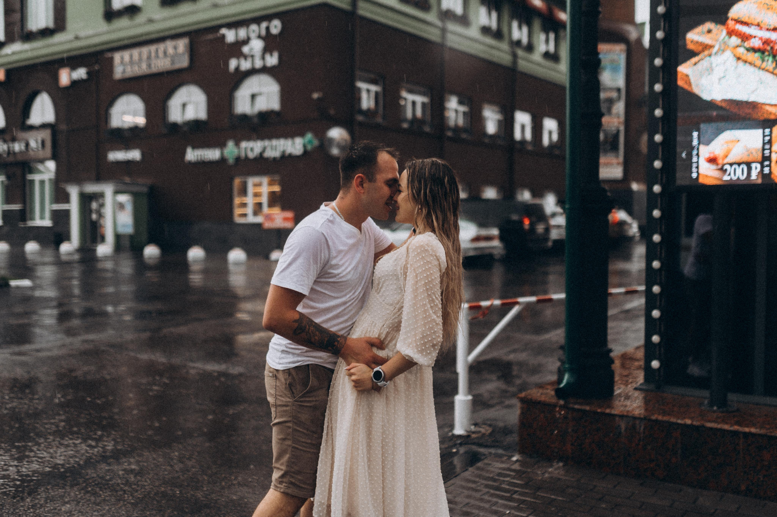 Лав-стори под дождем. Фотограф ПИТЕР СПБ Надежда Баранова