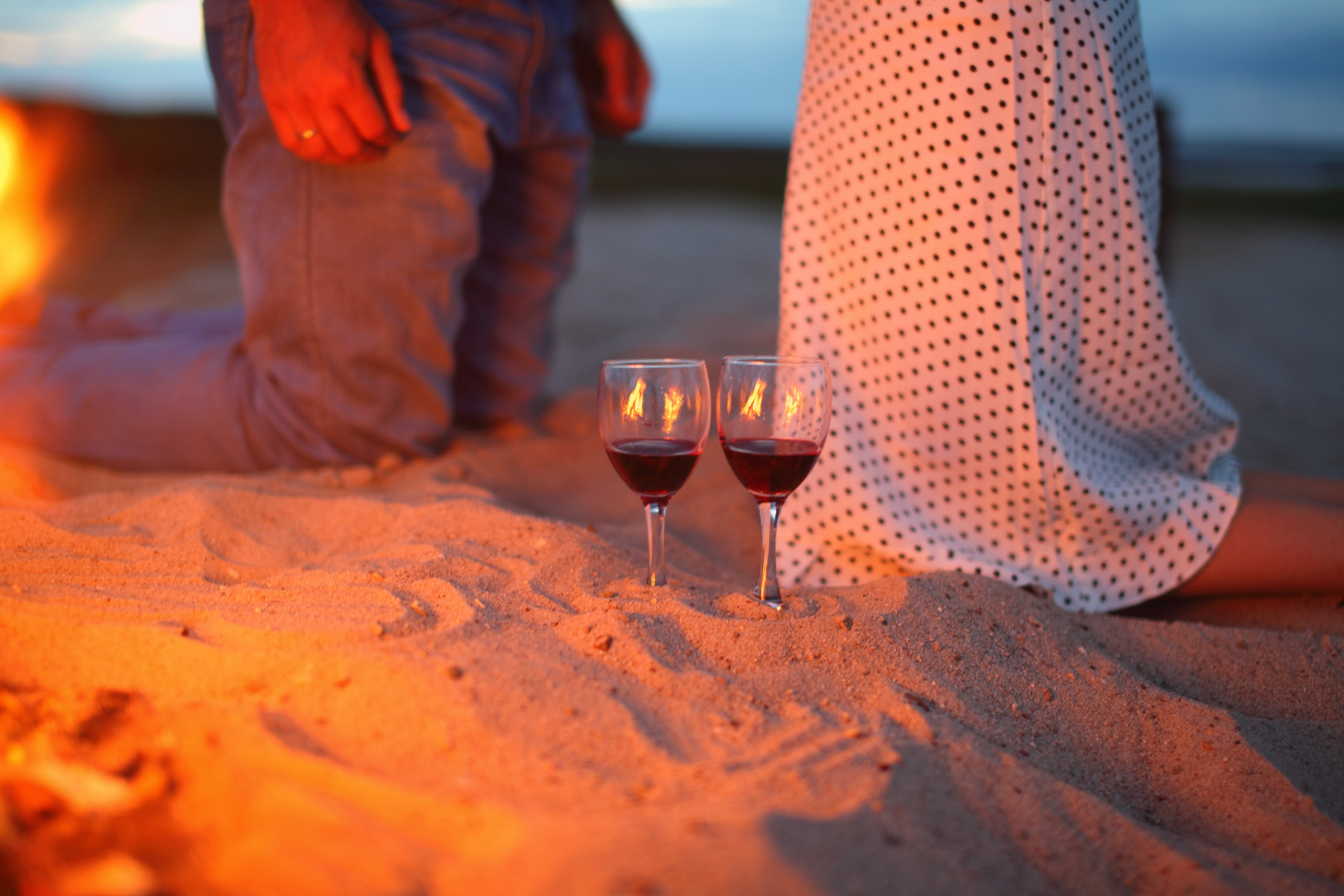 Фотосессия влюбленных у костра. Свадебный и репортажный фотограф в Ярославле и Санкт-Петербурге Роман Микрюков