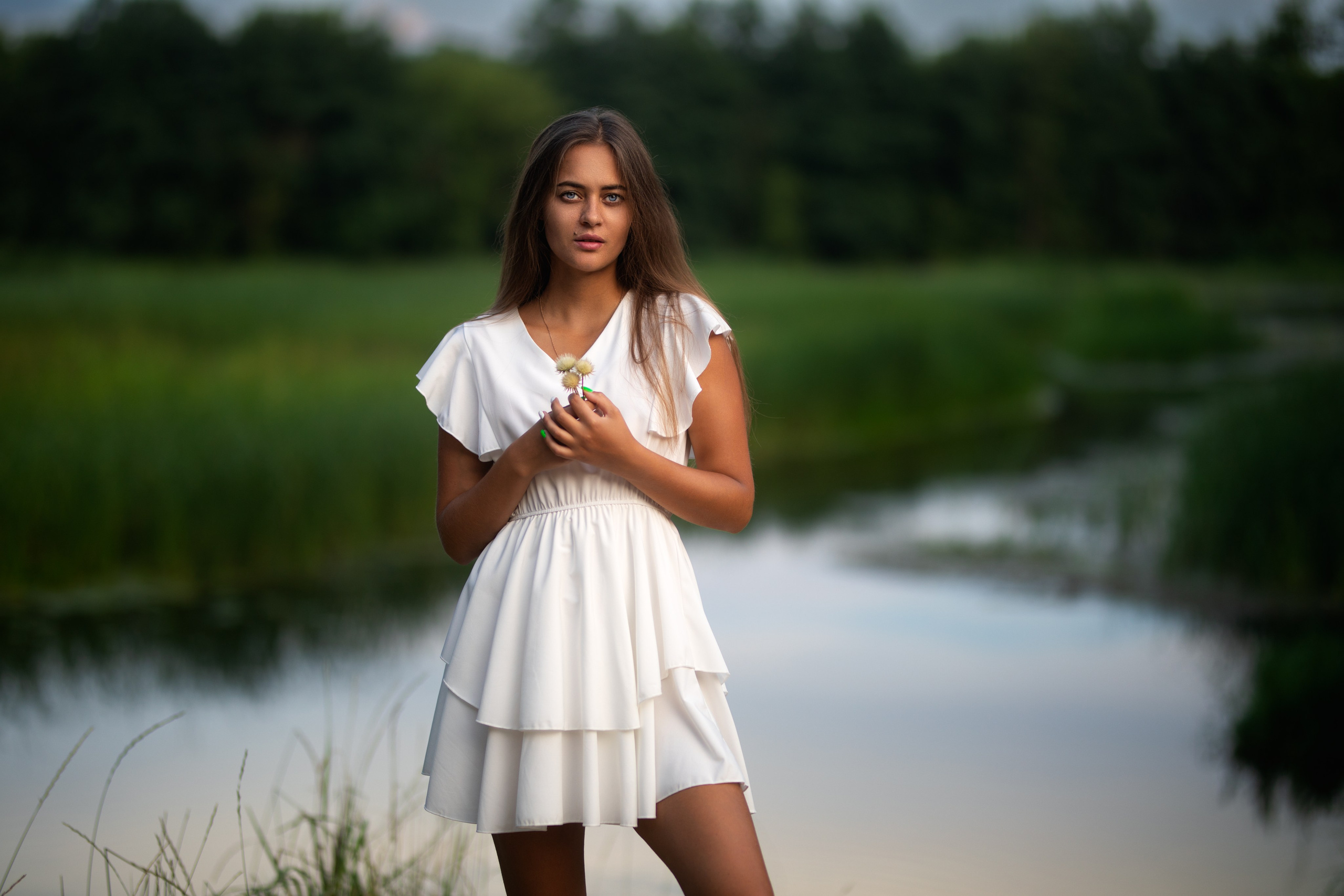 Фотосессия с Ольгой на природе в формате для «себя»