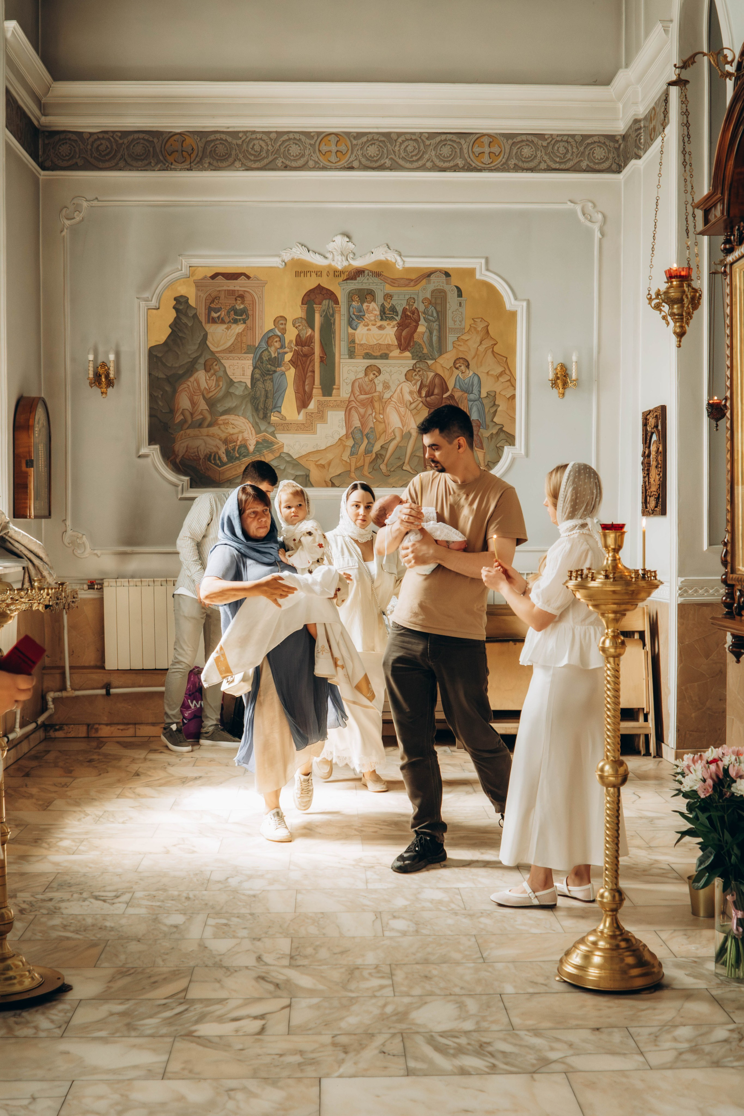 Крещение Макара. Фотограф Москва Валерия Веденина