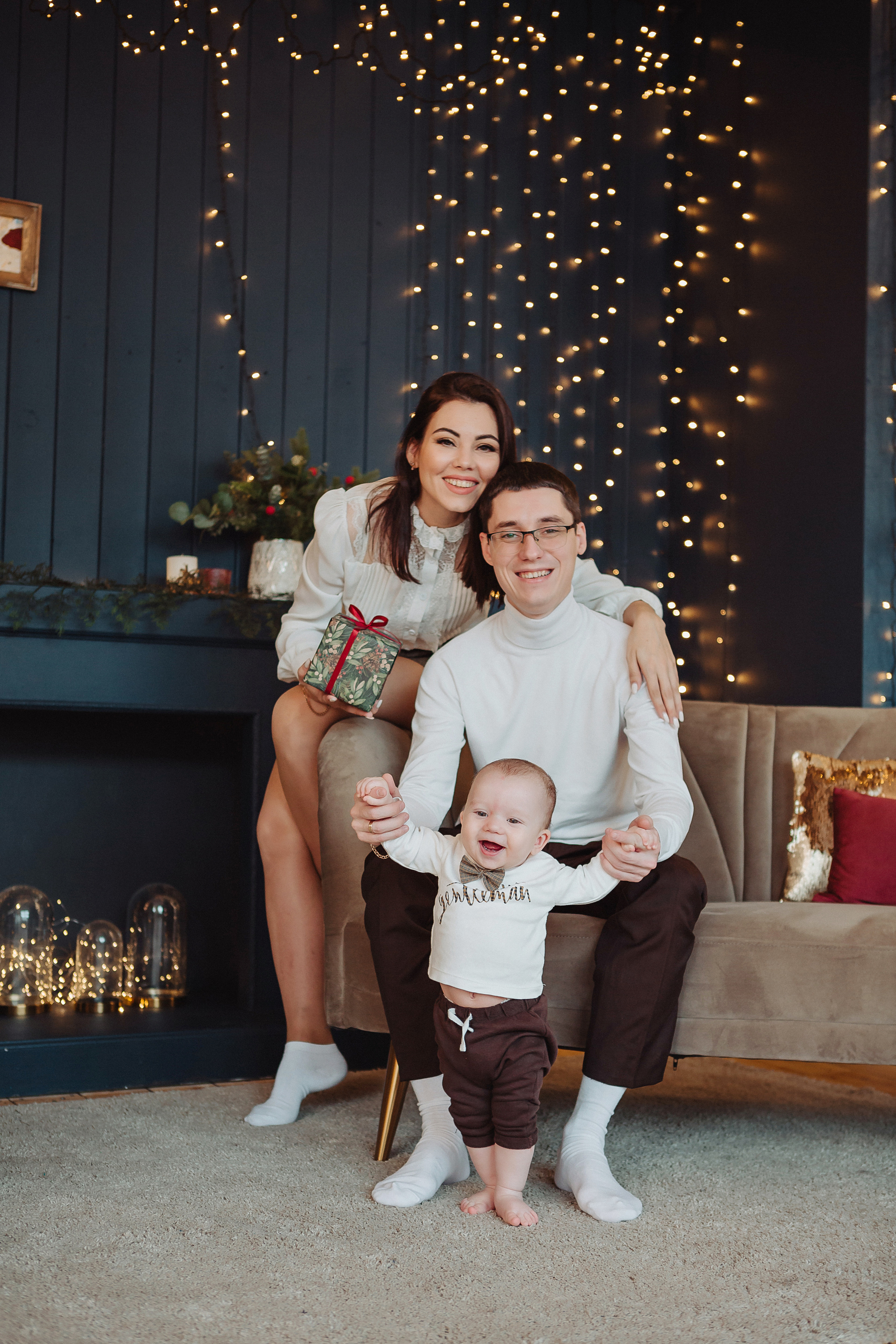 Новогодняя фотосессия в студии екатеринбург. Фотограф Виктория Темирова Екатеринбург