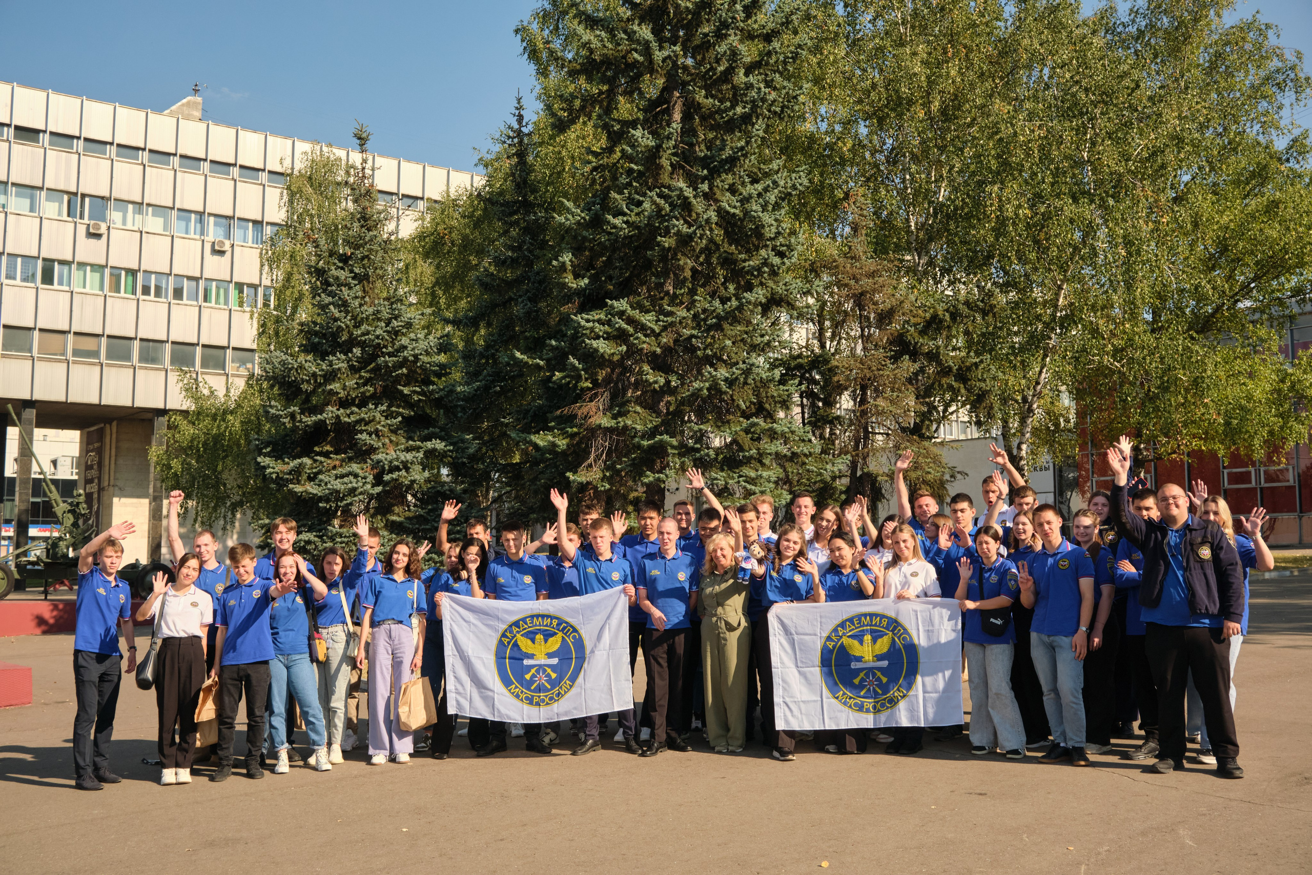 Репортаж. Студенты МЧС в проекте «Город Героев». Репортажная фото и видеосъемка в Москве под ключ