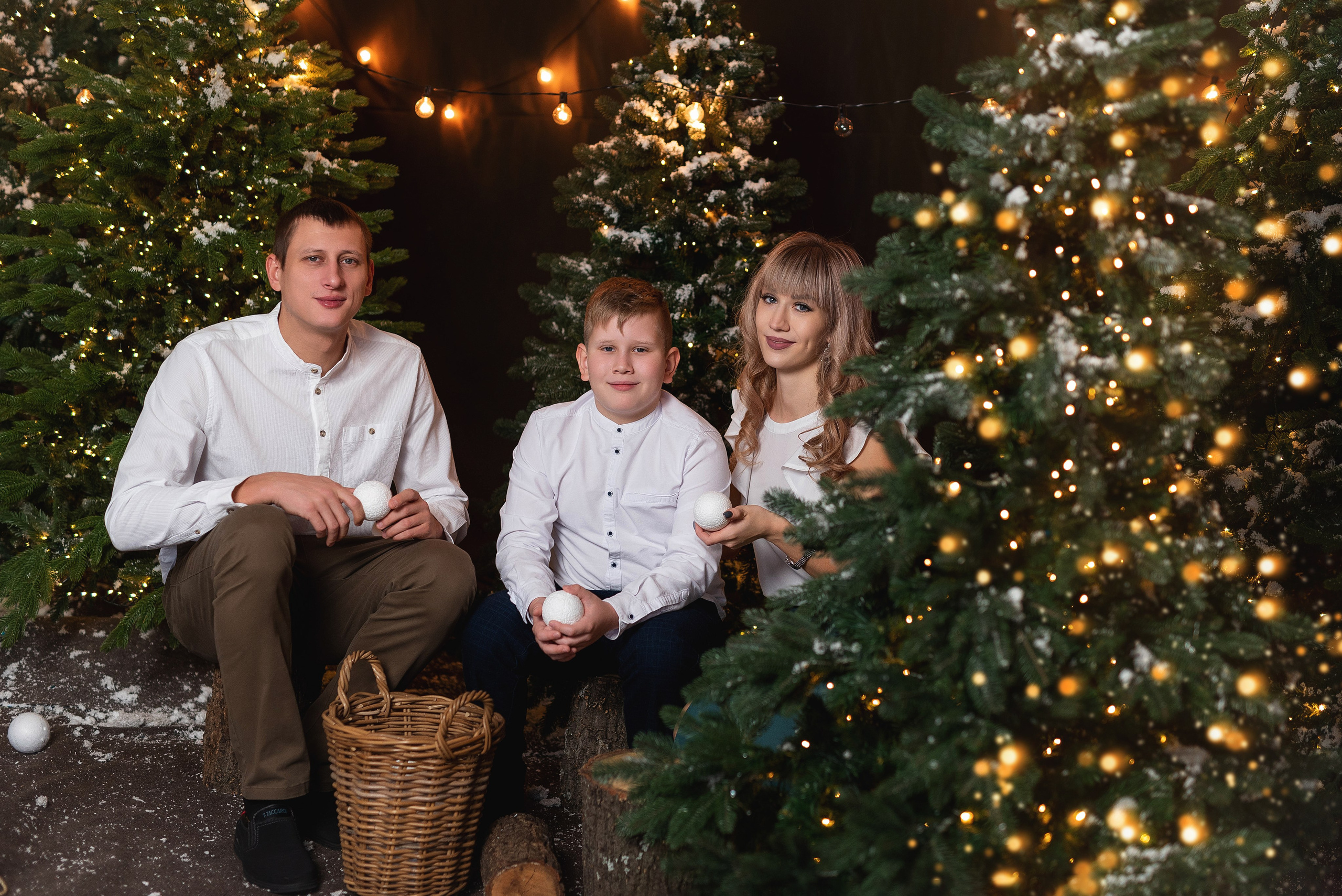 Семейная фотосессия в студии. Семейный, детский фотограф в Воронеже Анна Никитина