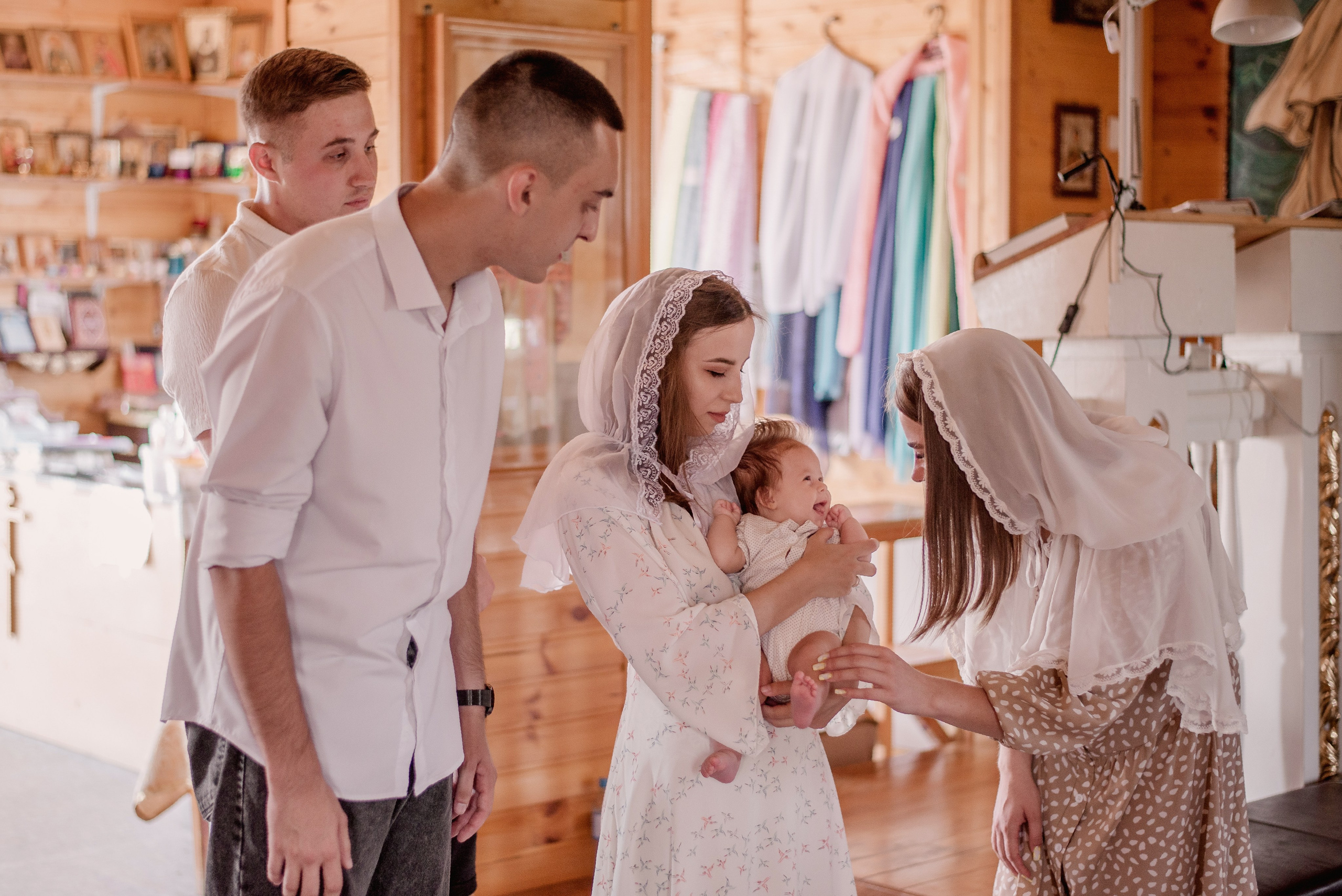 Таинство Крещения Майи, х. Большой Лог. Семейный фотограф в Новочеркасске Виктория Громова