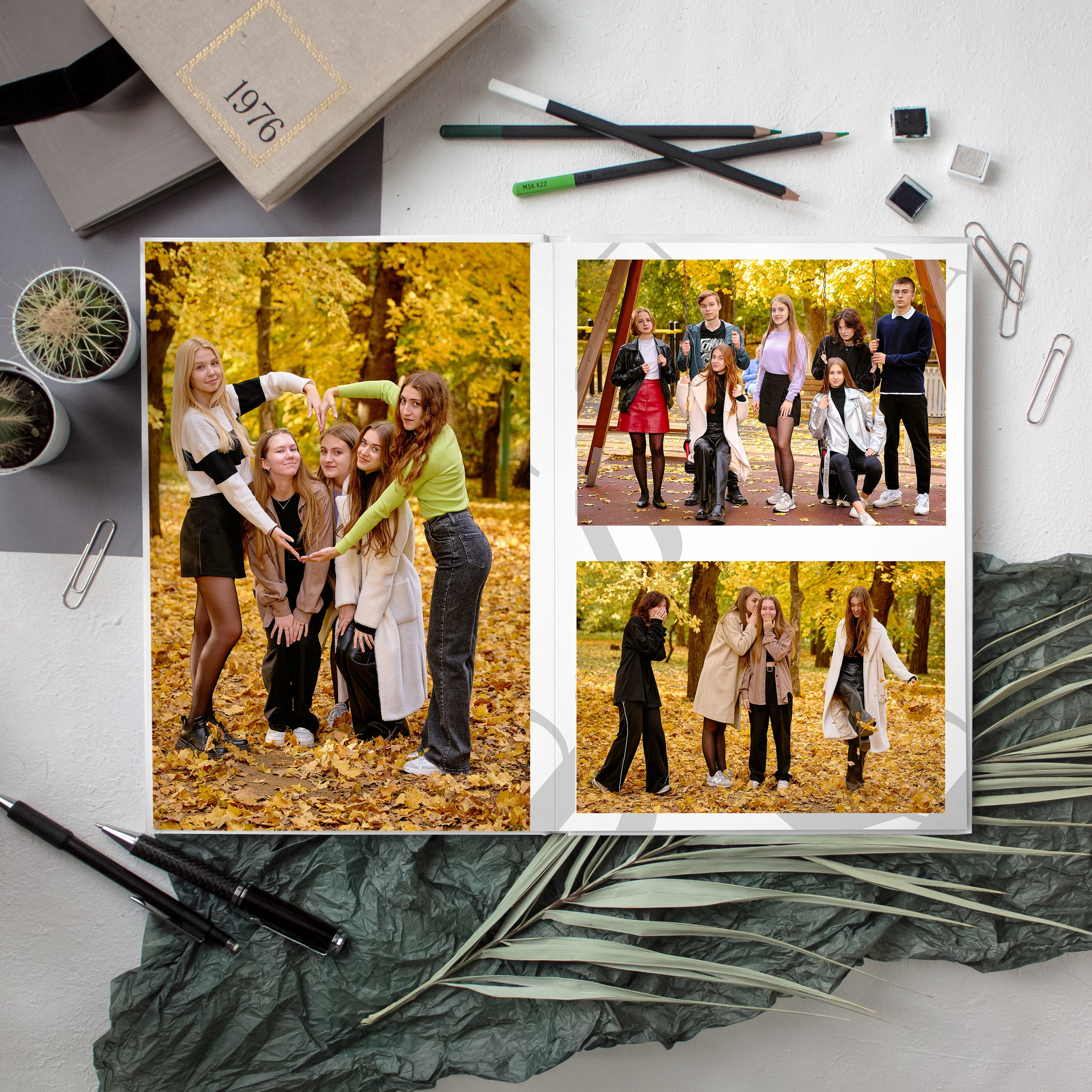 Выпускной Альбом Таганрог 10 разворотов. Фотограф Выпускные альбомы Таганрог Сергей Коробченко