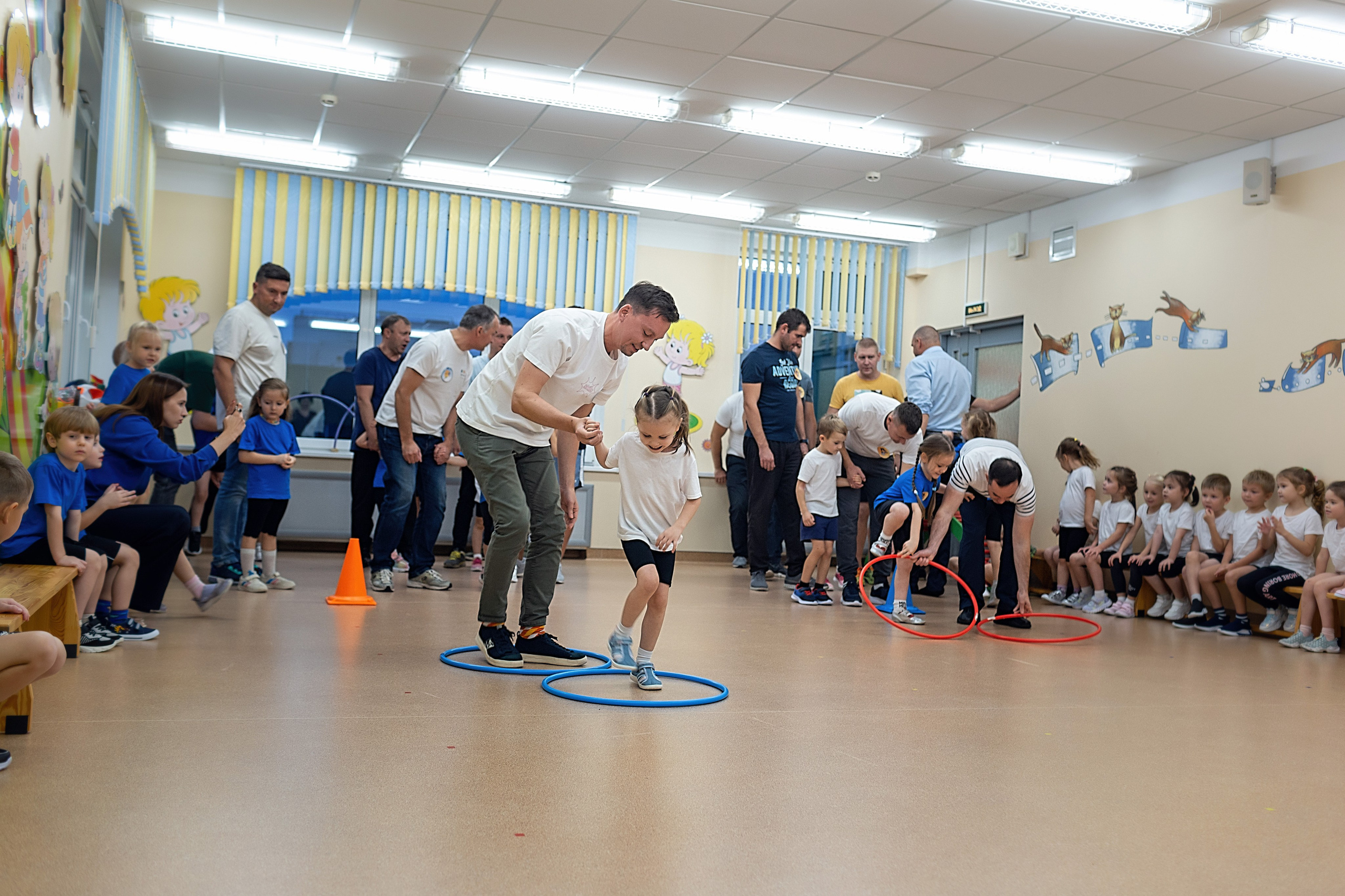 День пап в детском саду_2024. Семейный фотограф в Санкт-Петербурге
