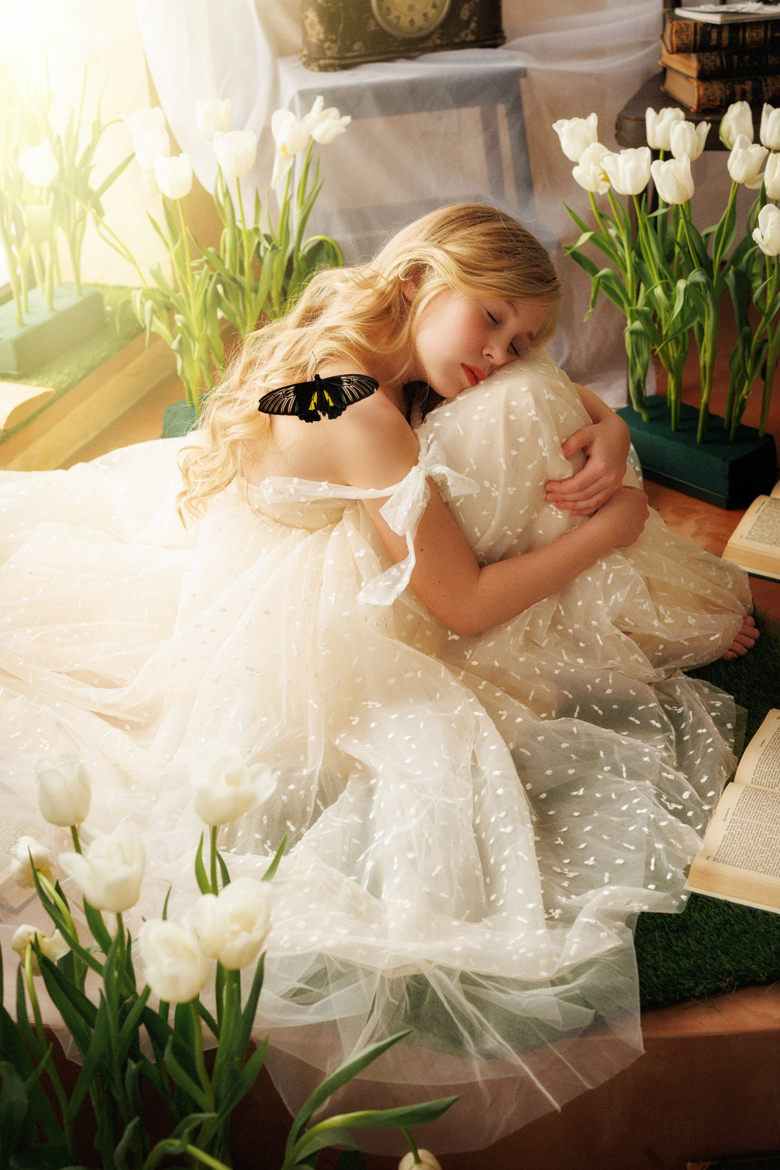 Фотосессия с живыми тропическими бабочками. Семейный и детский фотограф в Краснодаре Анна Трашкова