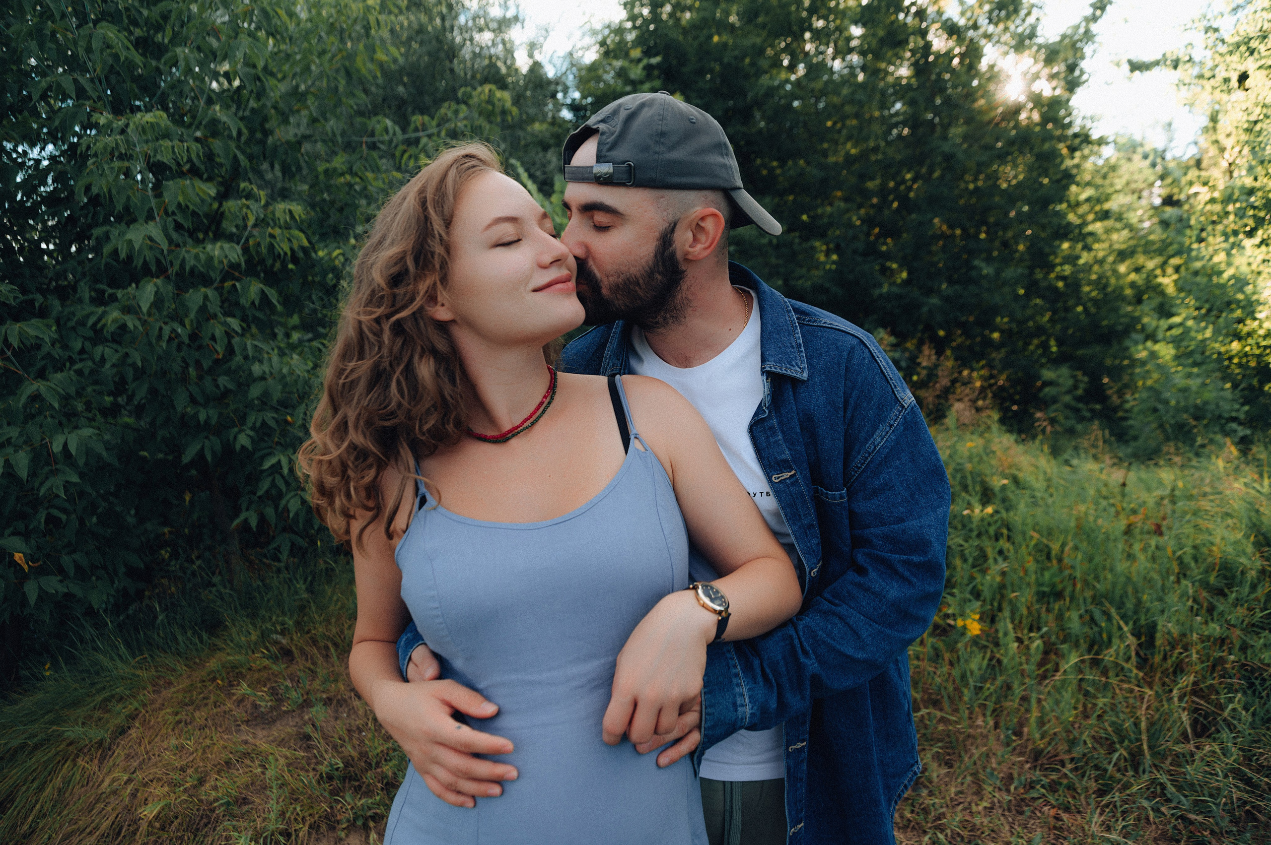 Лес.закат.Вика и Денис. Детский и семейный фотограф Катерина Мишина