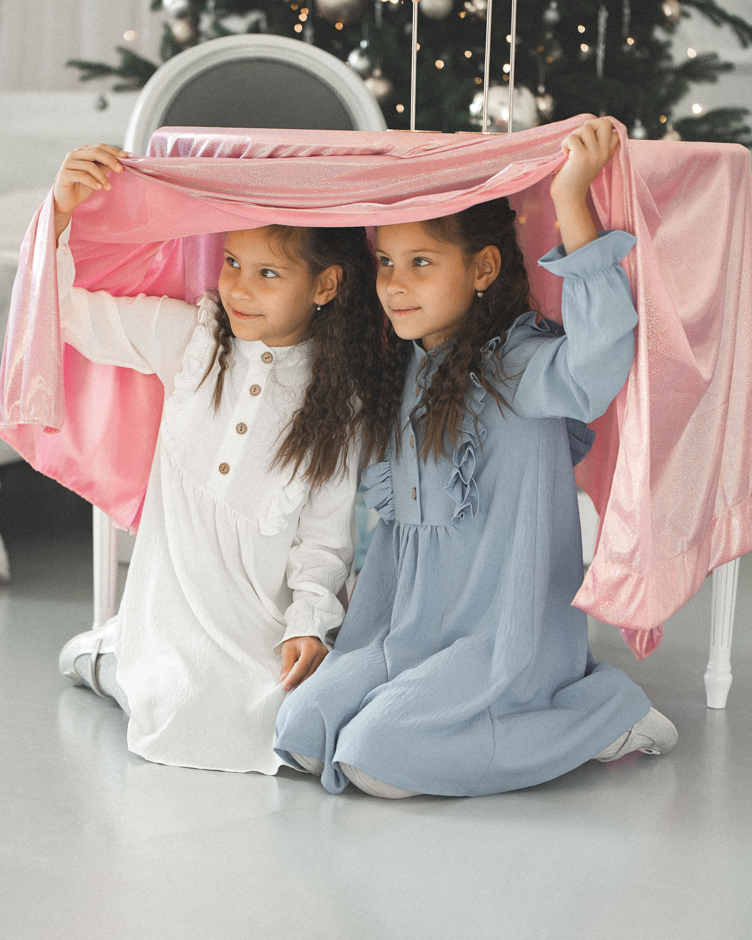 Новогоднее Близняшки. Фотограф г. Хабаровск