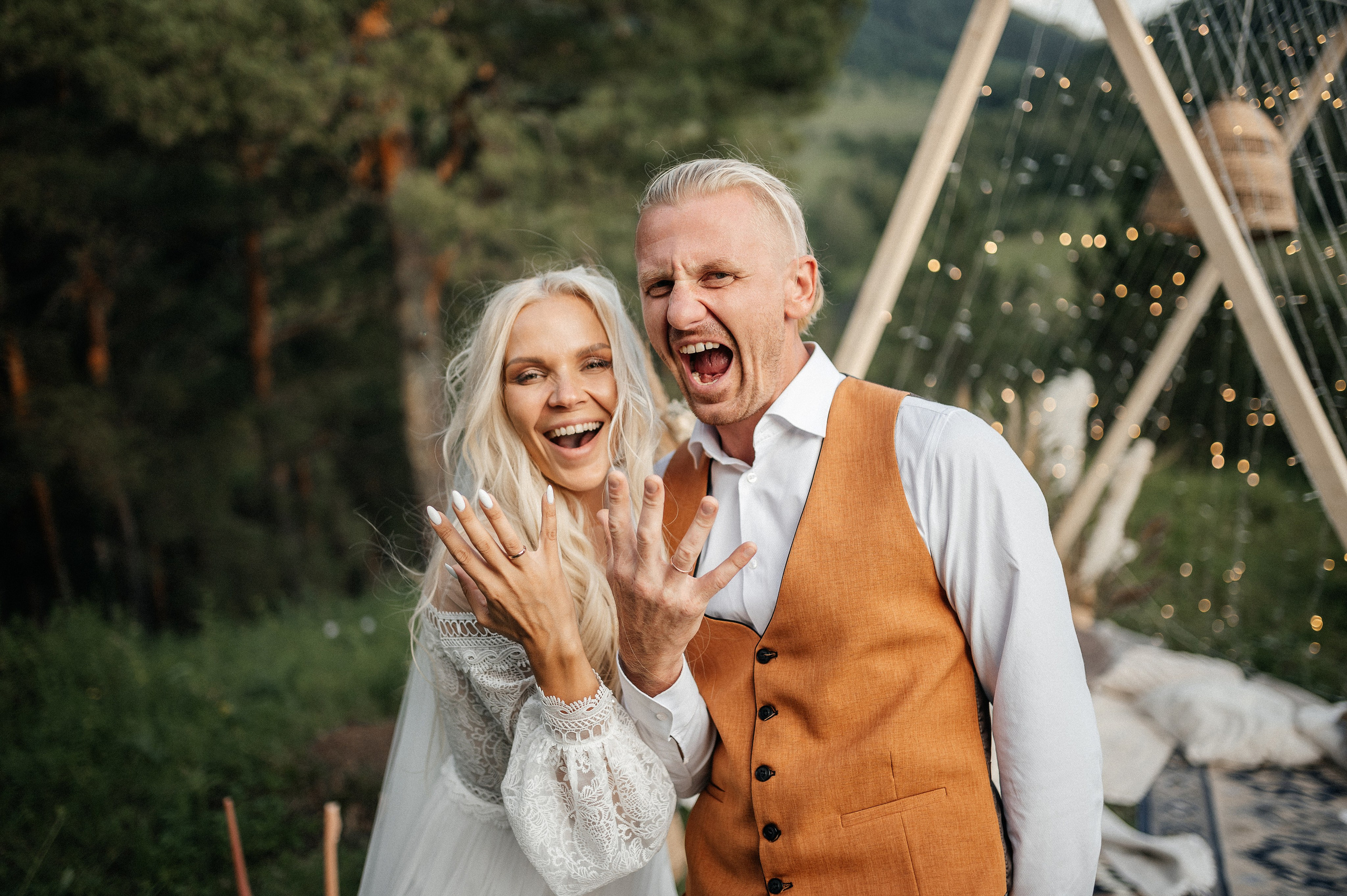 Паша и Даша. Свадебная  съемка на Алтае