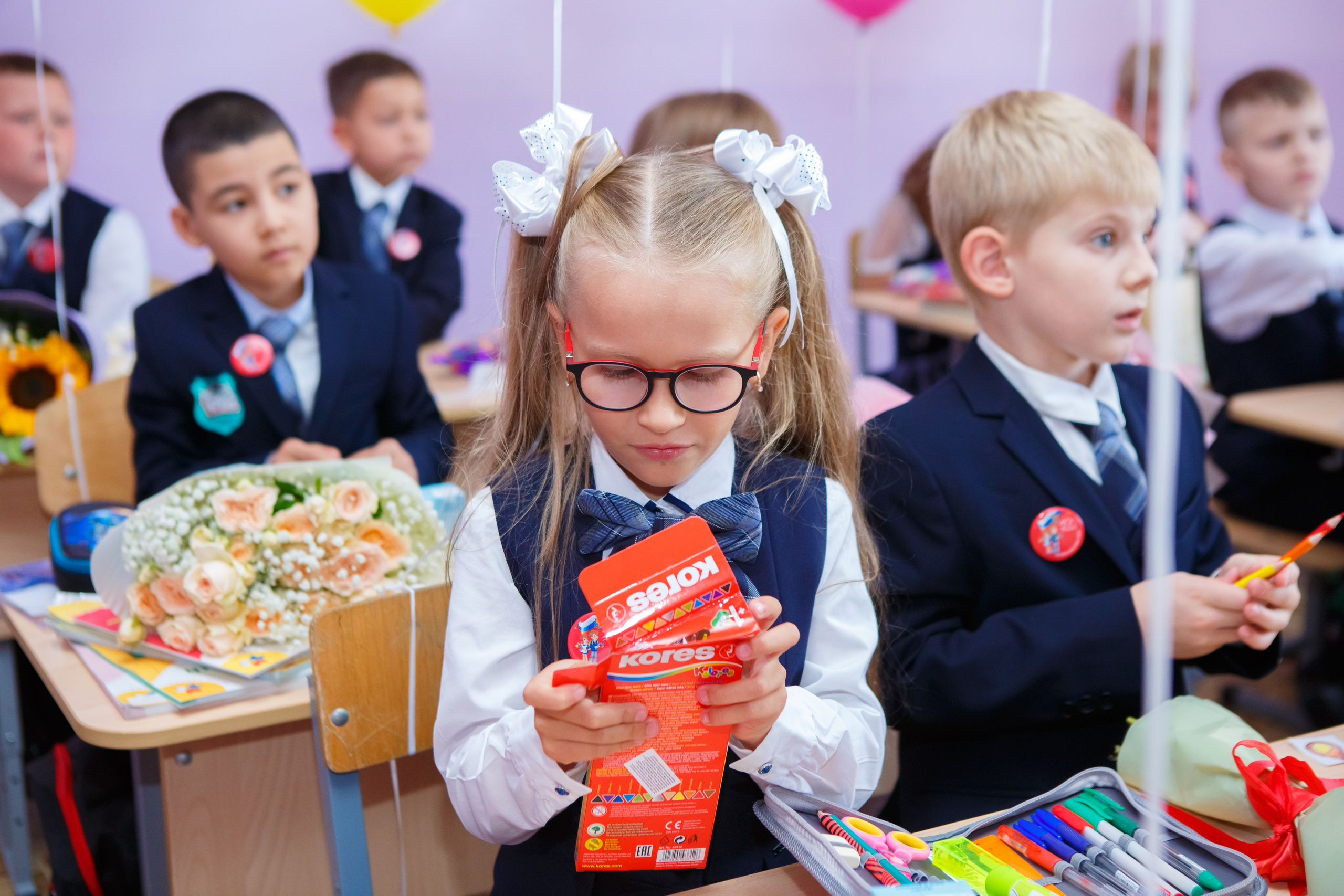 1 СЕНТЯБРЯ 2023Г. «ПЕРВЫЙ РАЗ В ПЕРВЫЙ КЛАСС». Школьный фотограф Наталья Егорова