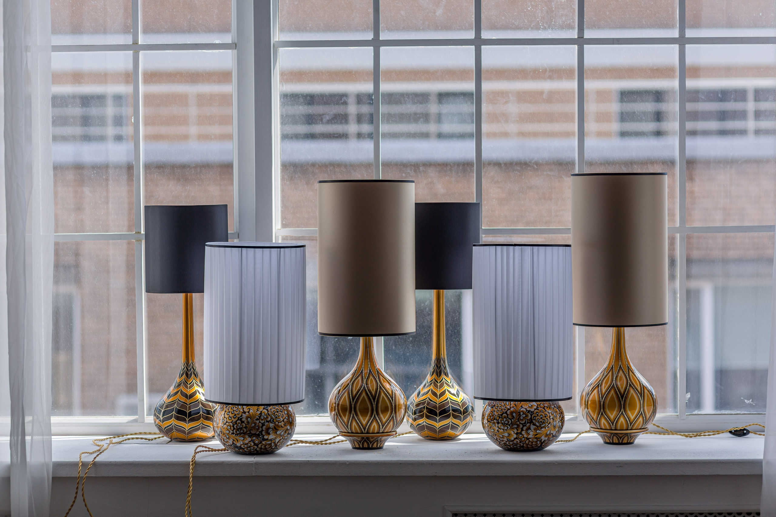 Лампы «Хохлома». Съемки для бизнеса в Москве