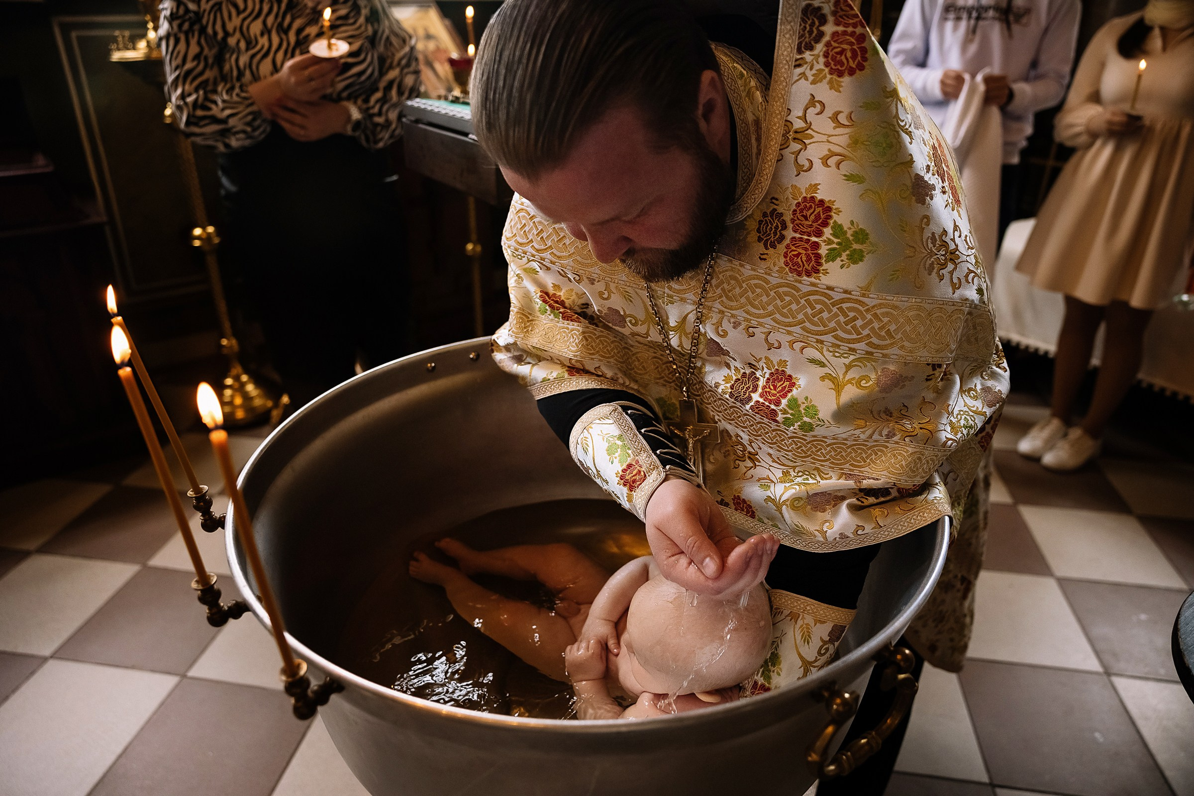 Крещение Александра. Семейный и свадебный фотограф в Москве Леванова Александра