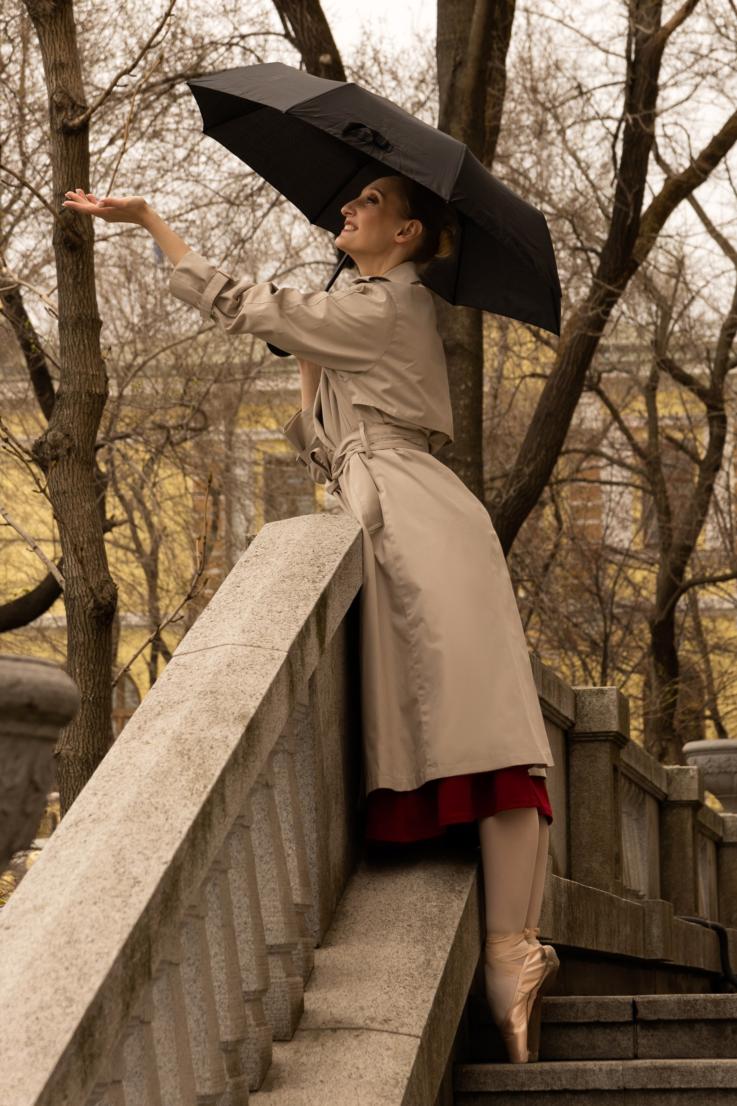 Балерина в городе. Фотограф Владивосток