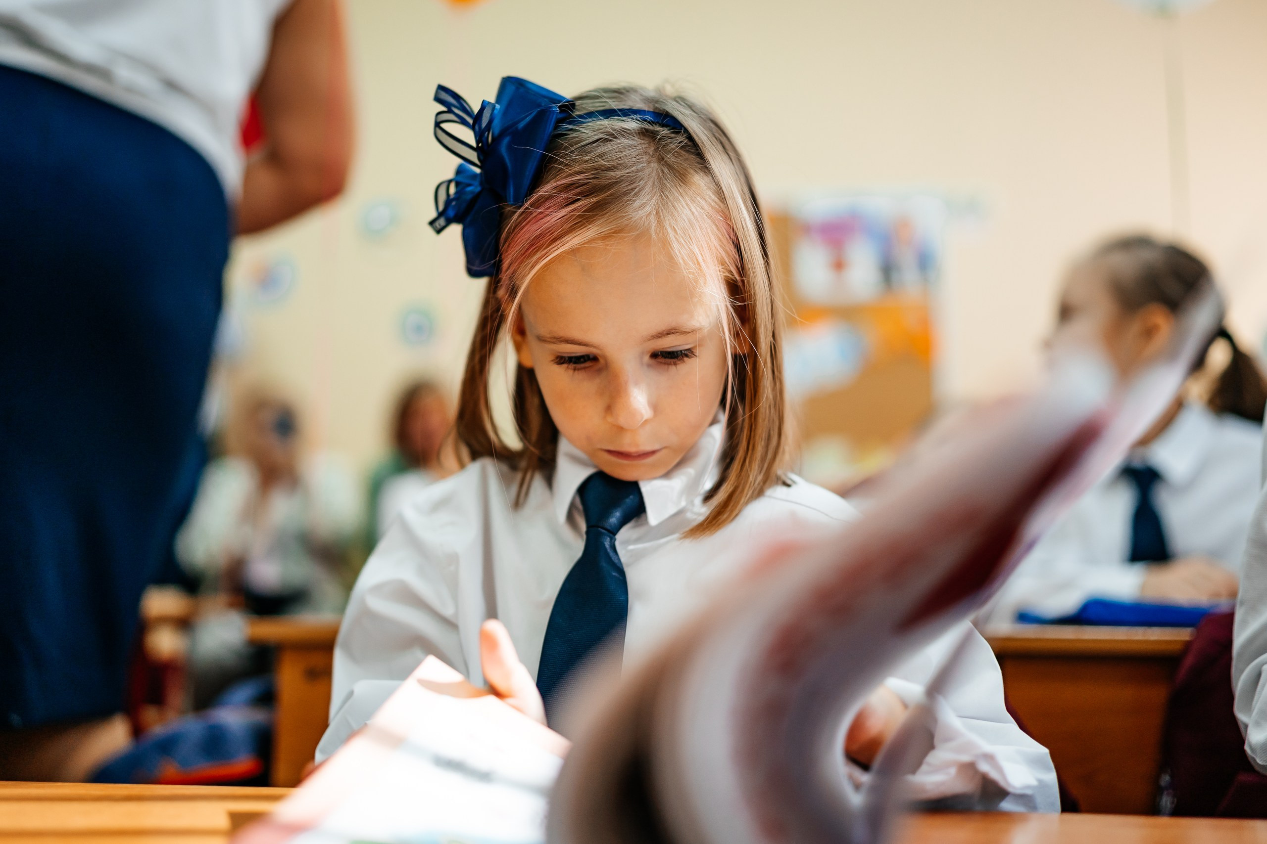 Фотосессия первоклашек в московской школе. Семейный фотограф в Москве Ирина Жур