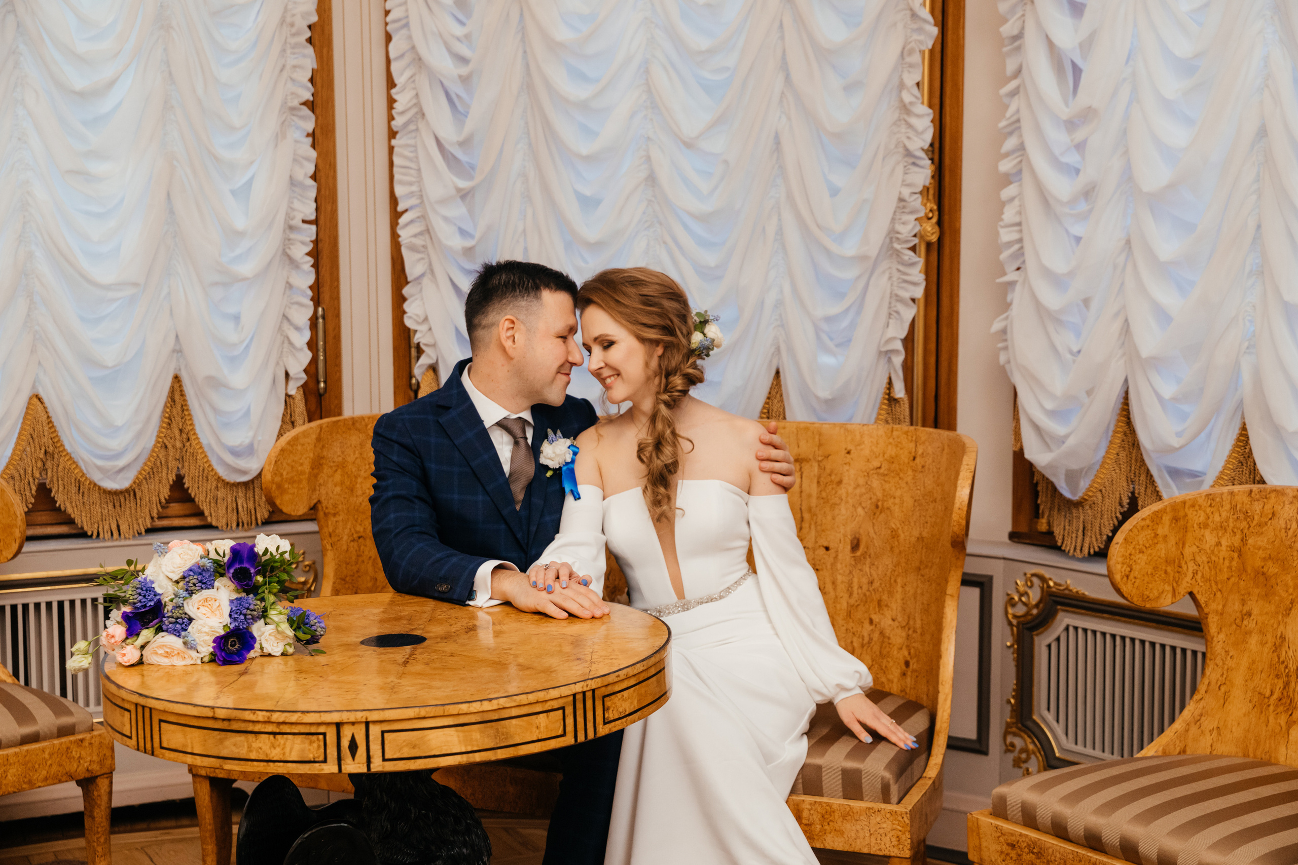 Романтика зимнего Питера. Свадебный и семейный фотограф в Москве Анастасия Карасева