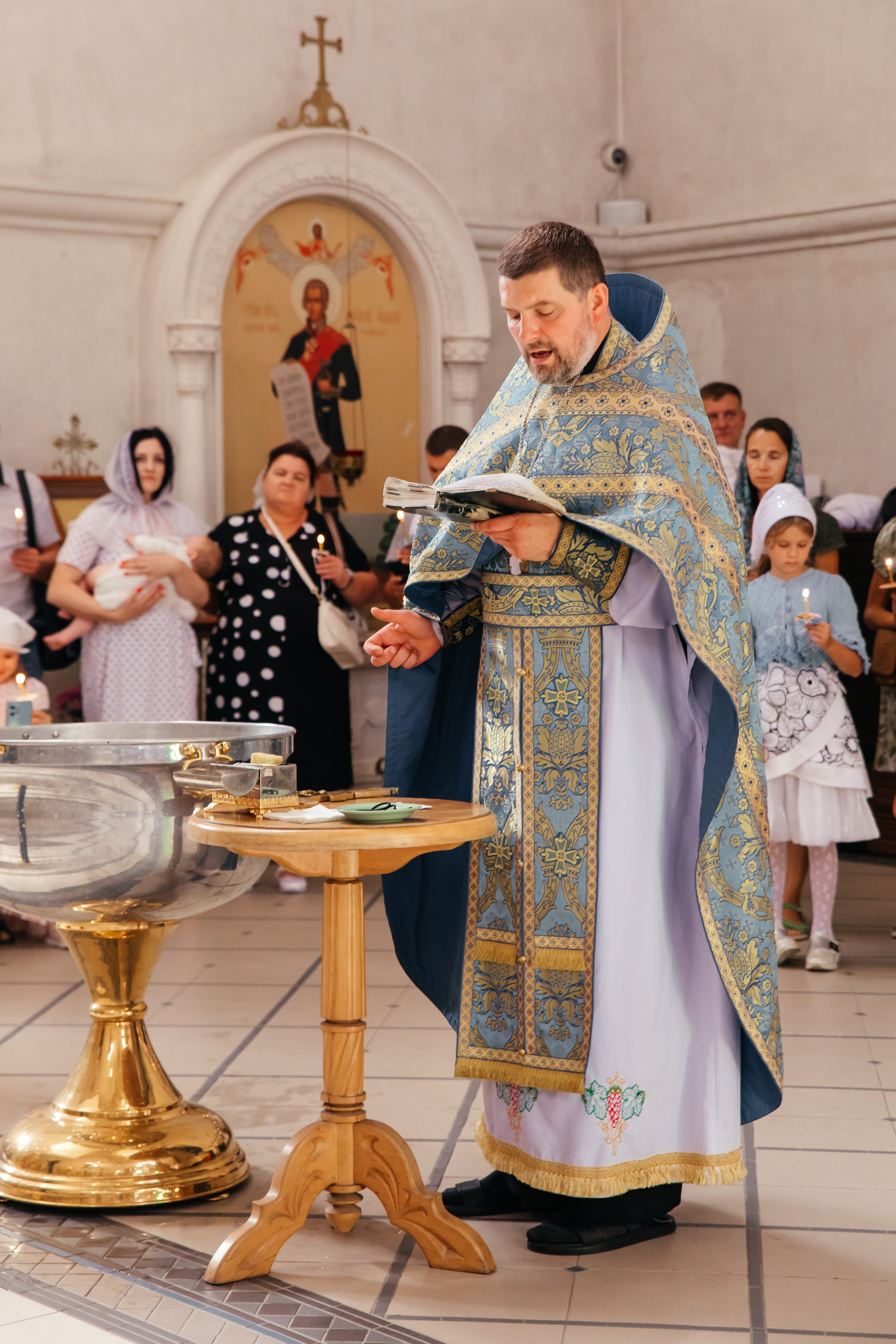 Крещение Мелании. Фотограф Амалия Ахмедова, Калининград