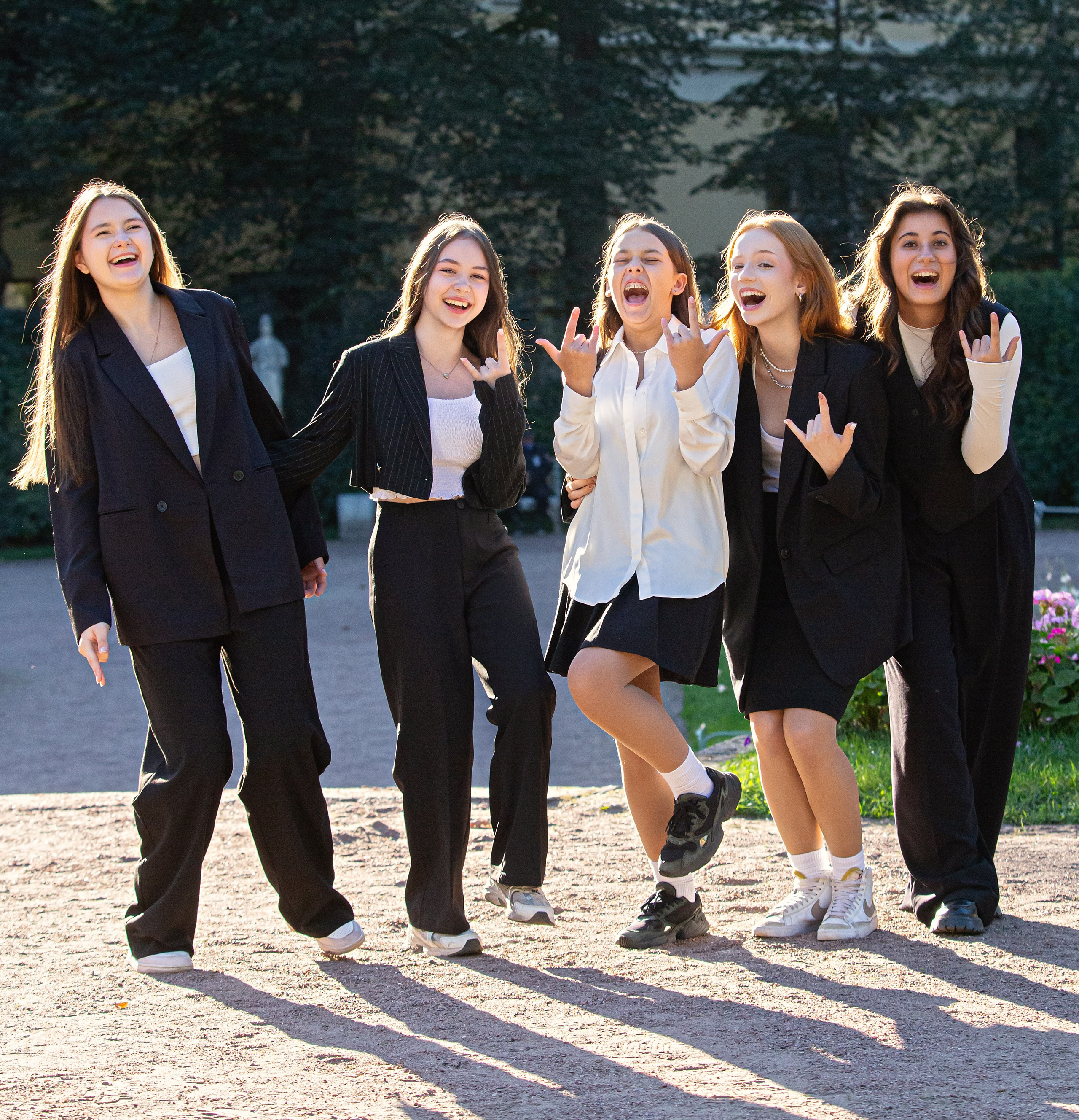 Осень. Старшая школа. Свадебный, семейный, детский фотограф в Санкт-Петербурге