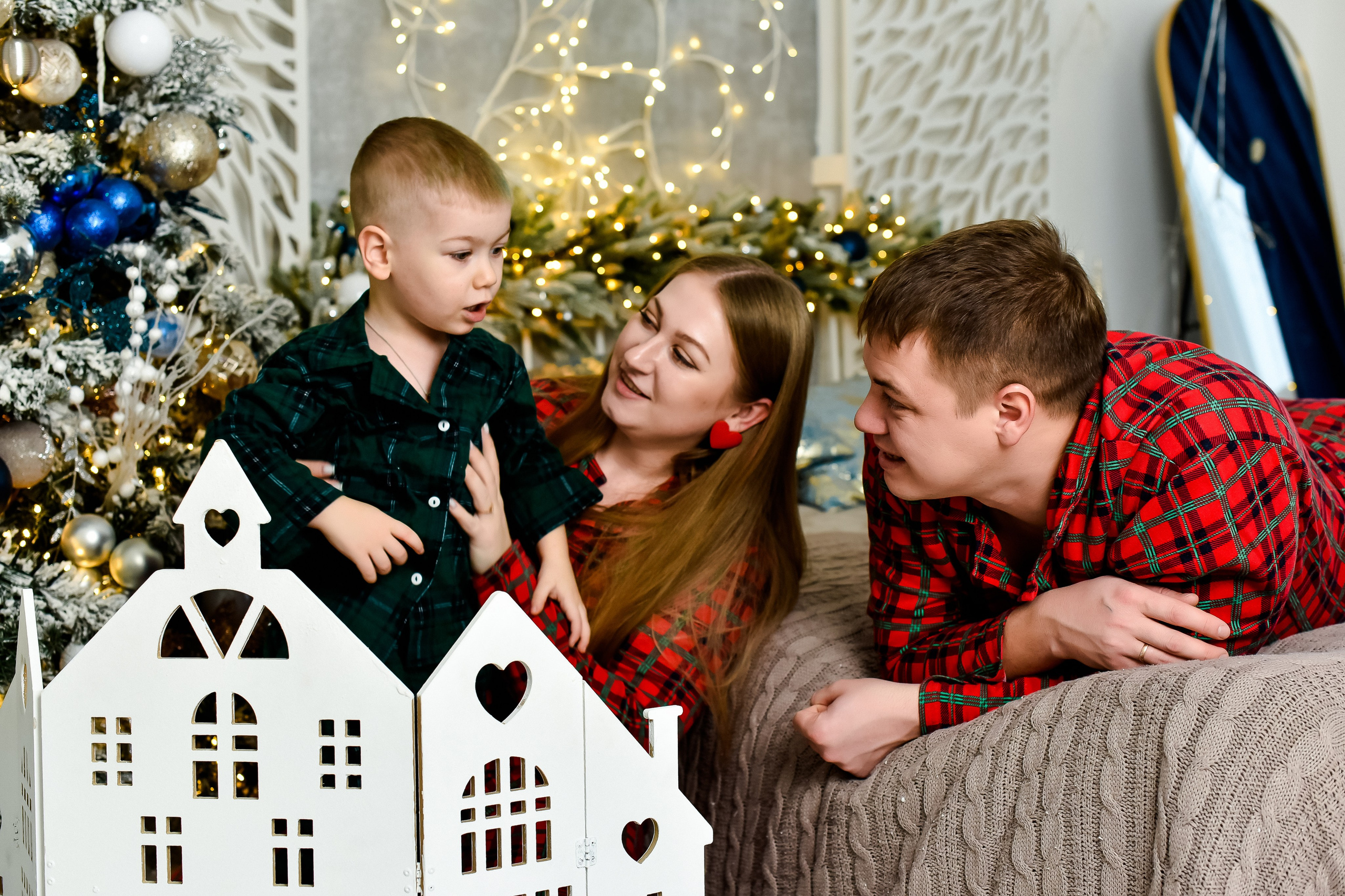 Семья Анны, Сергея и Вовочки