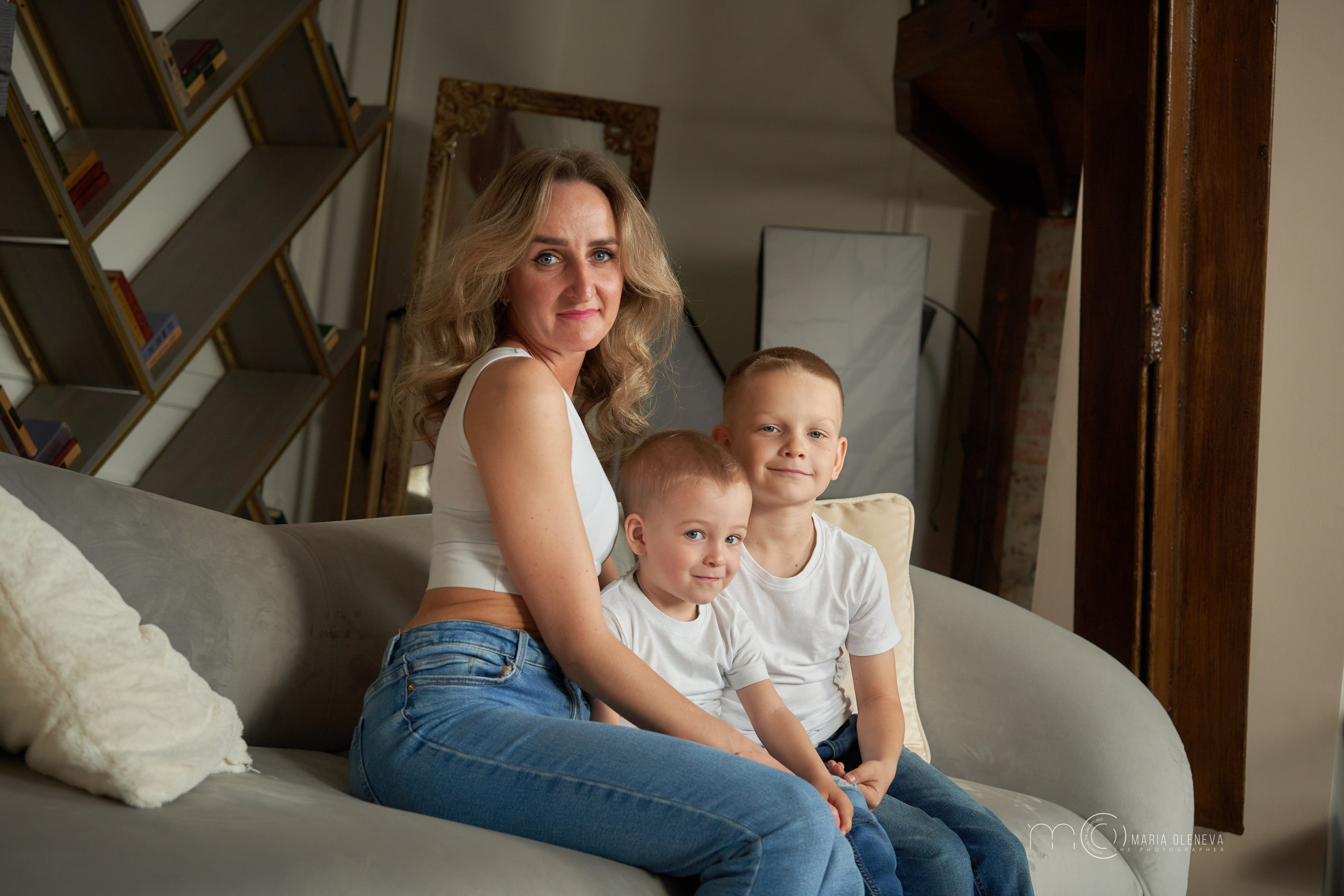 Снежно семейное. Фотограф Мария Оленева