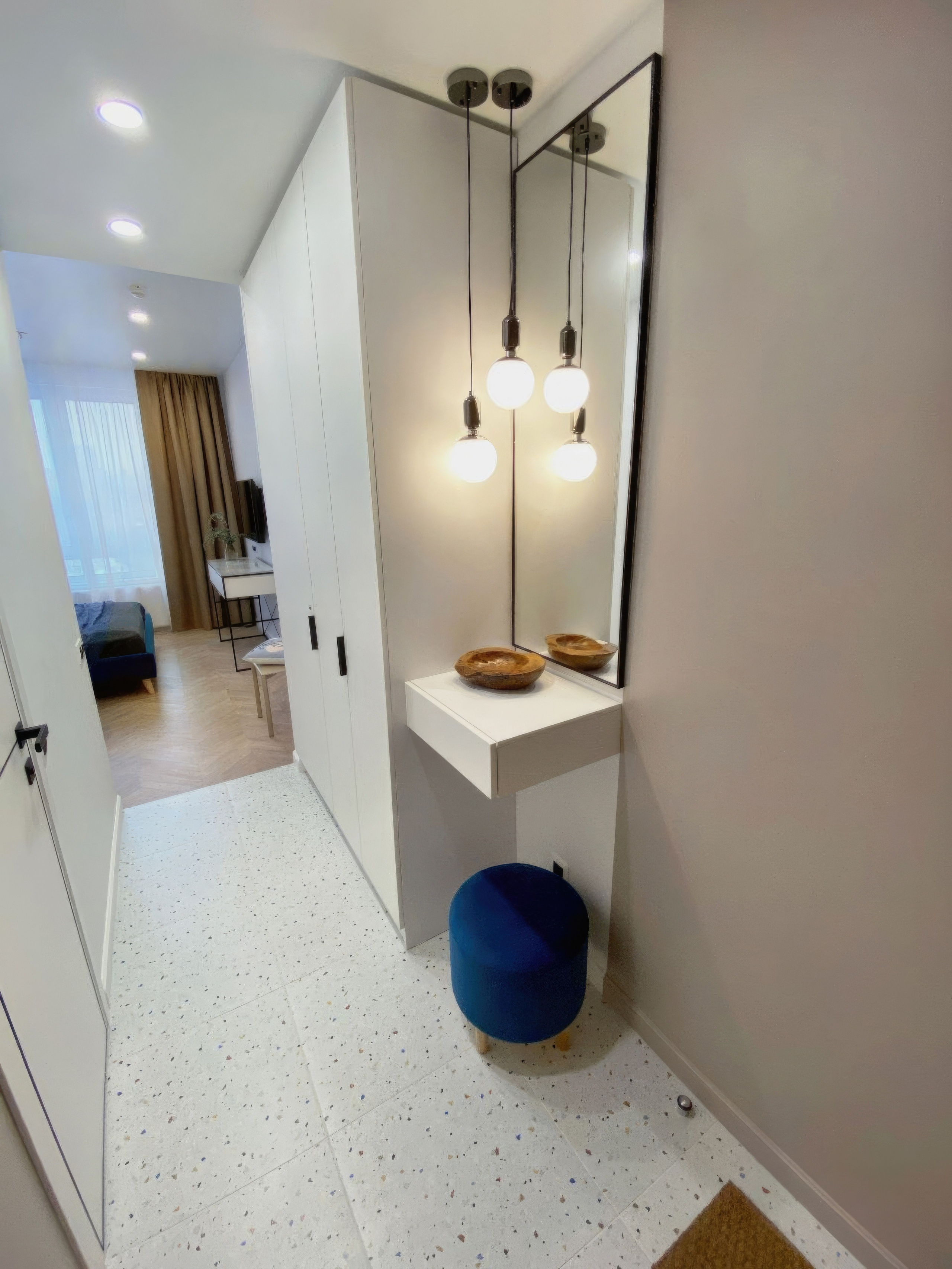 Апартаменты в Нижнем Новгороде, 2022. 3D визуализация интерьера и архитектурной среды