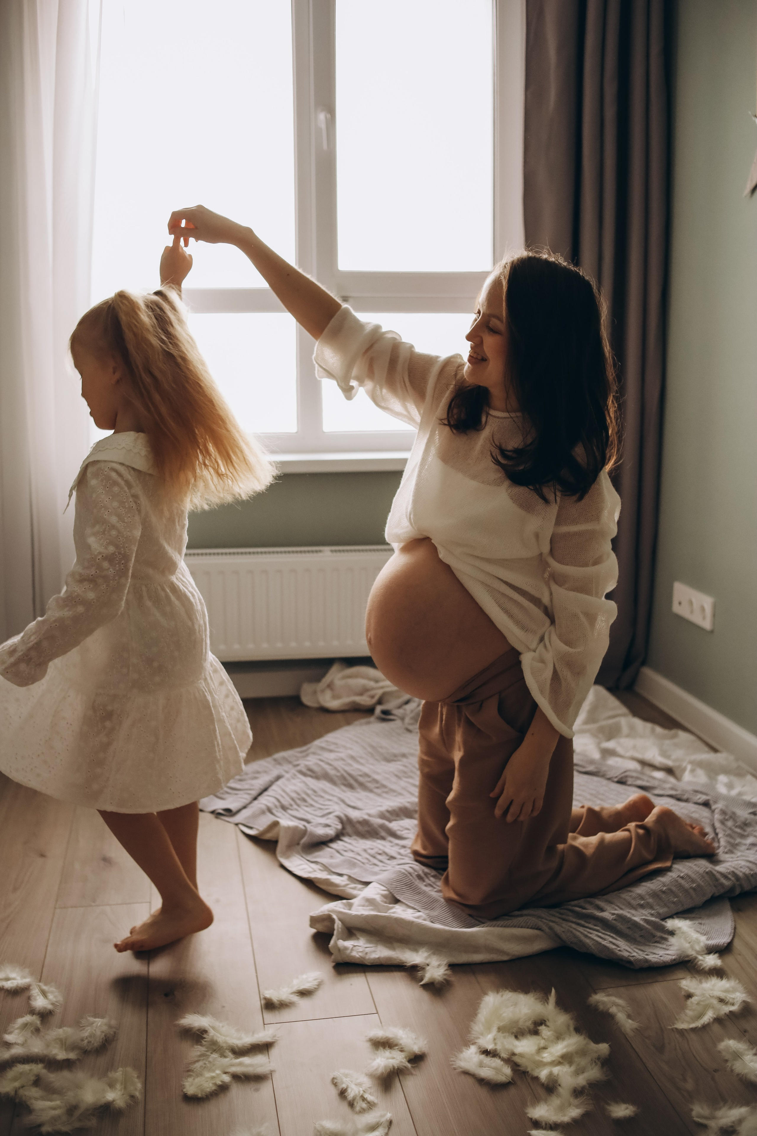 Ждём малыша с сестрой Настей. Phbyadel.wfolio.pro