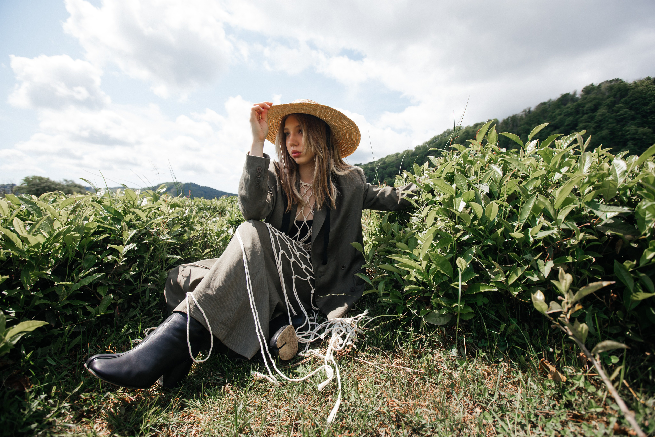 Tea plantation. Efimova Model Agency