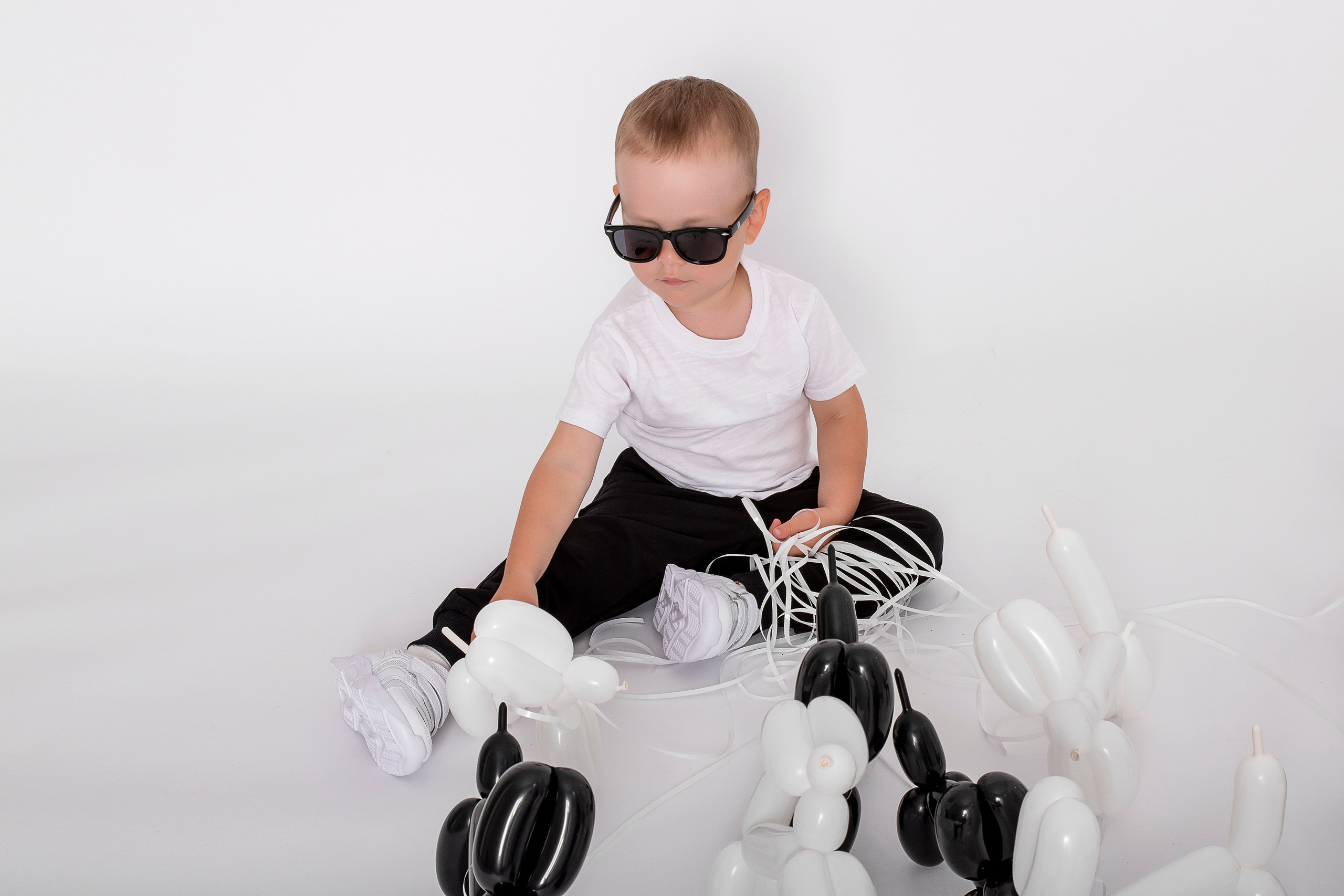 Фотосессия с воздушными шариками для Саши. Фотограф Наталья Жильцова