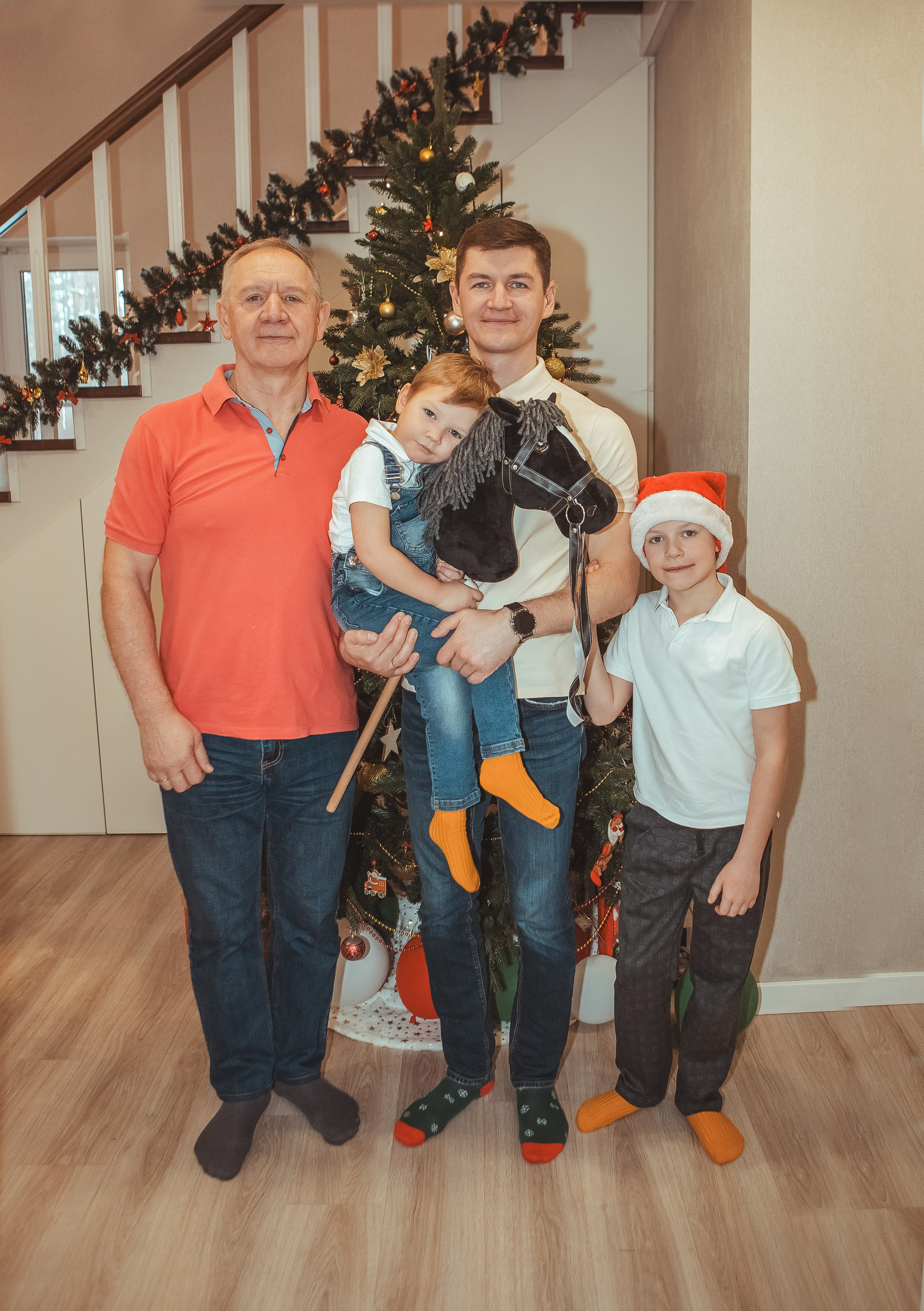 Новый год в кругу семьи (домашняя съемка). Вера Соколова фотограф Воронеж