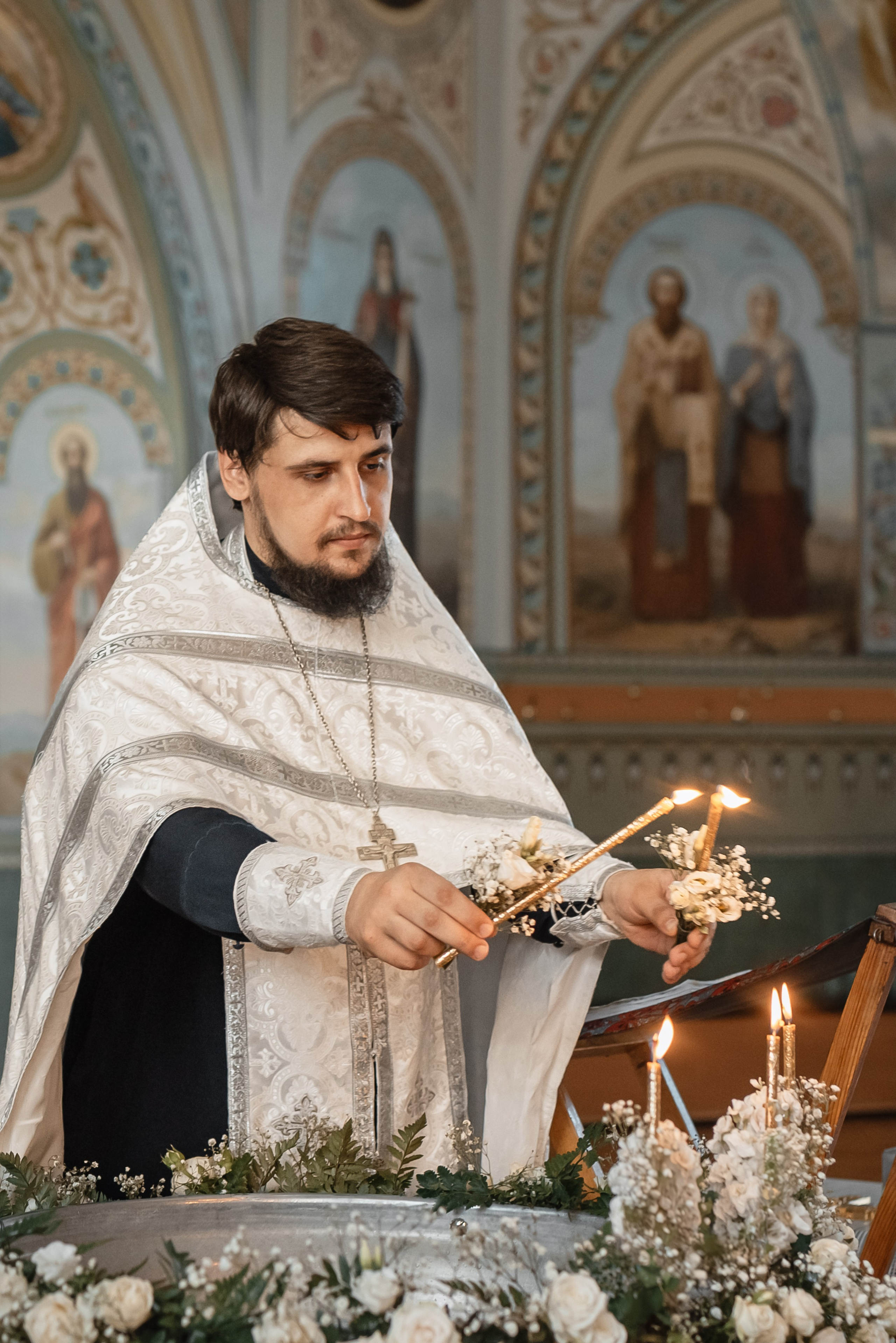 Крещение в храме Иоанна Богослова. Церковный фотограф на Таинство Крещения и Венчания в Оренбурге и Оренбургской области Екатерина Белкина