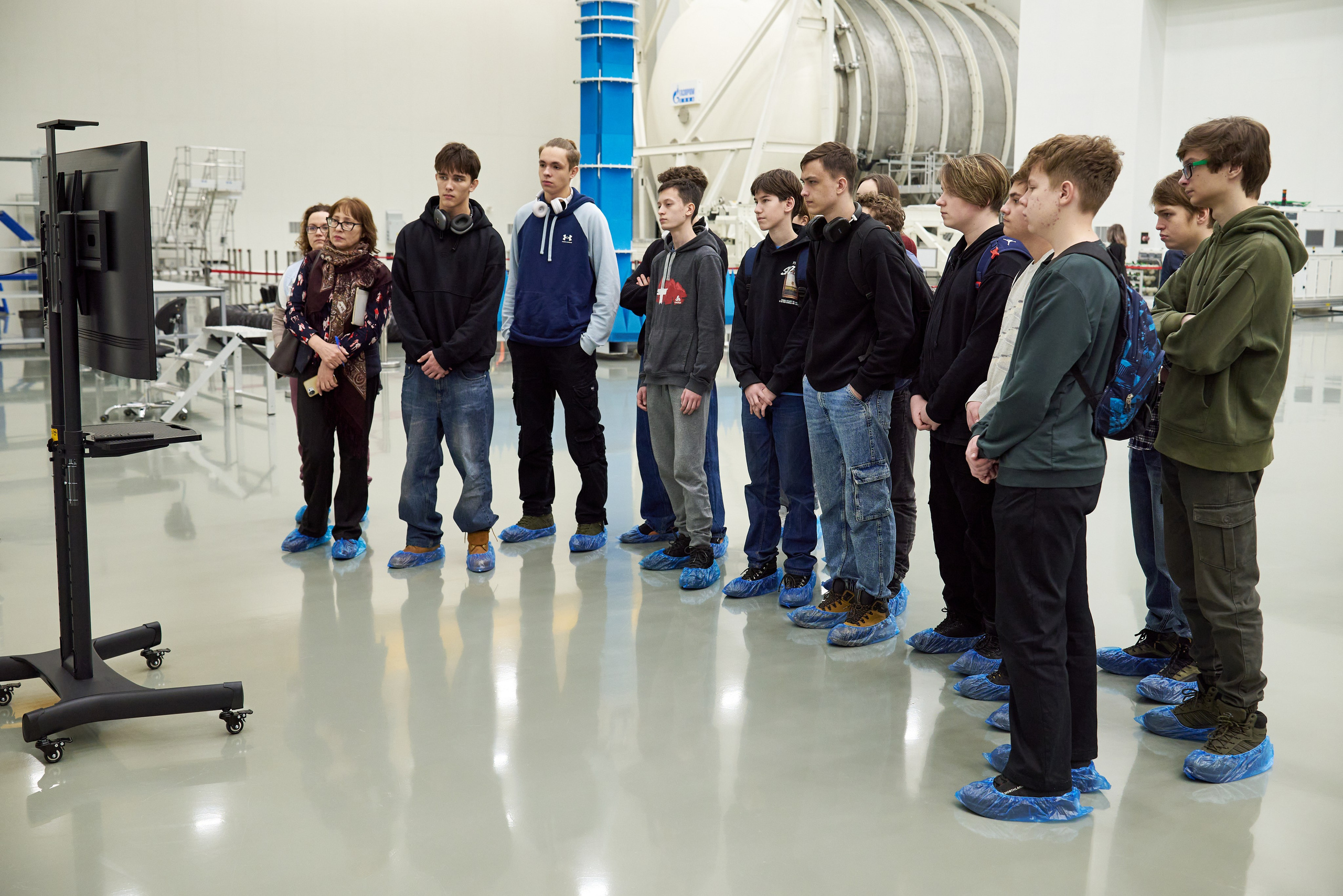 Экскурсия в «Газпром Космические системы». Фотограф Щёлково