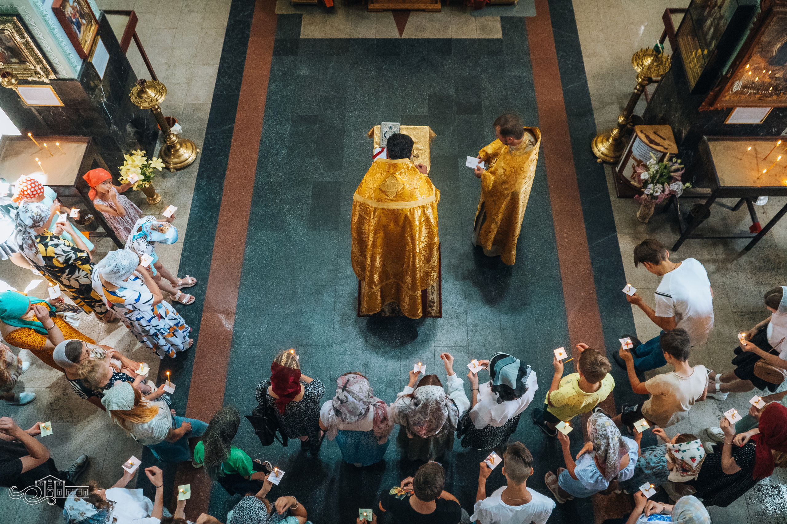 Молебен с учащимися и молодежью. Новотитаровский Дом культуры