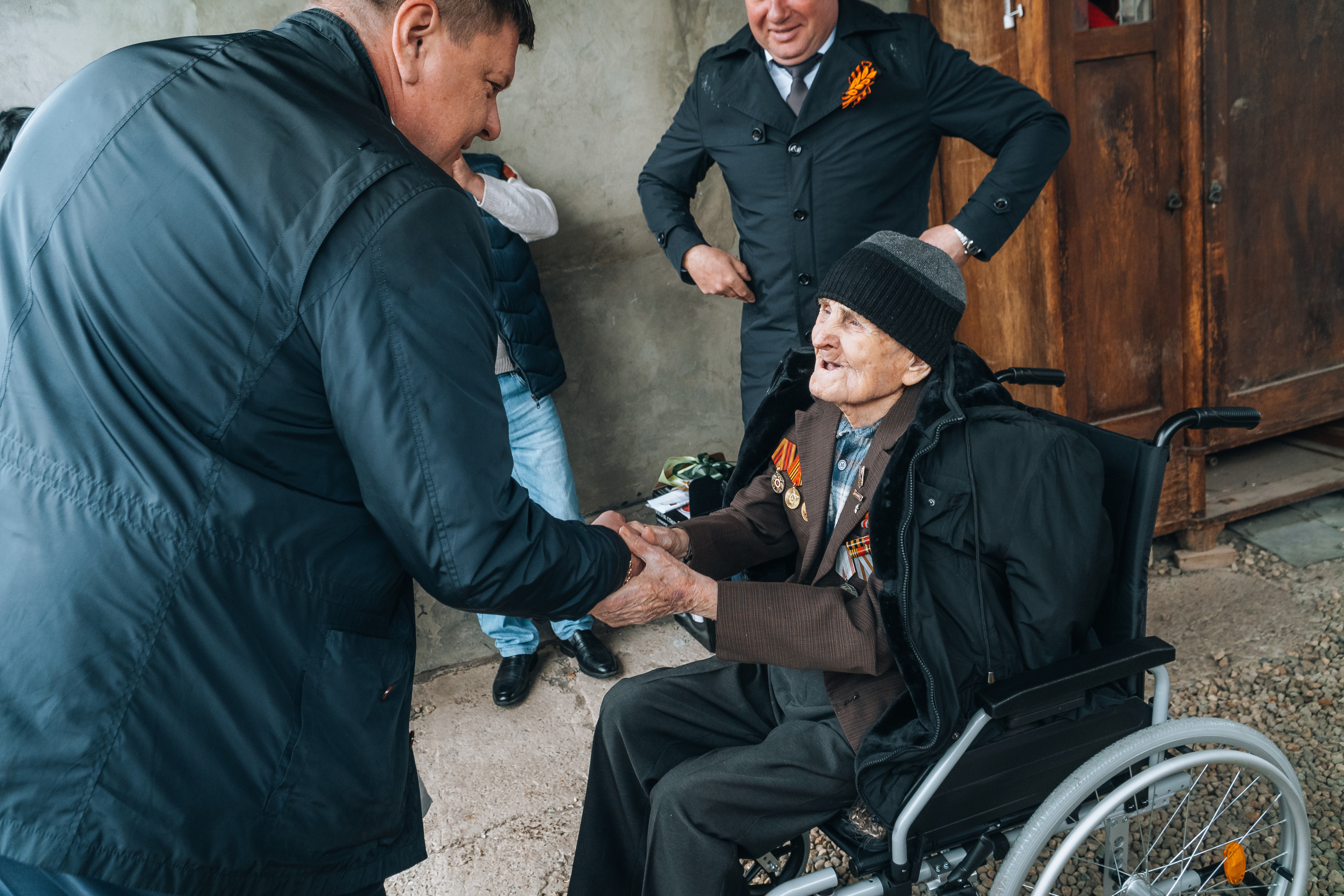 Адресные поздравления ветеранов Великой Отечественной Войны. Новотитаровский Дом культуры