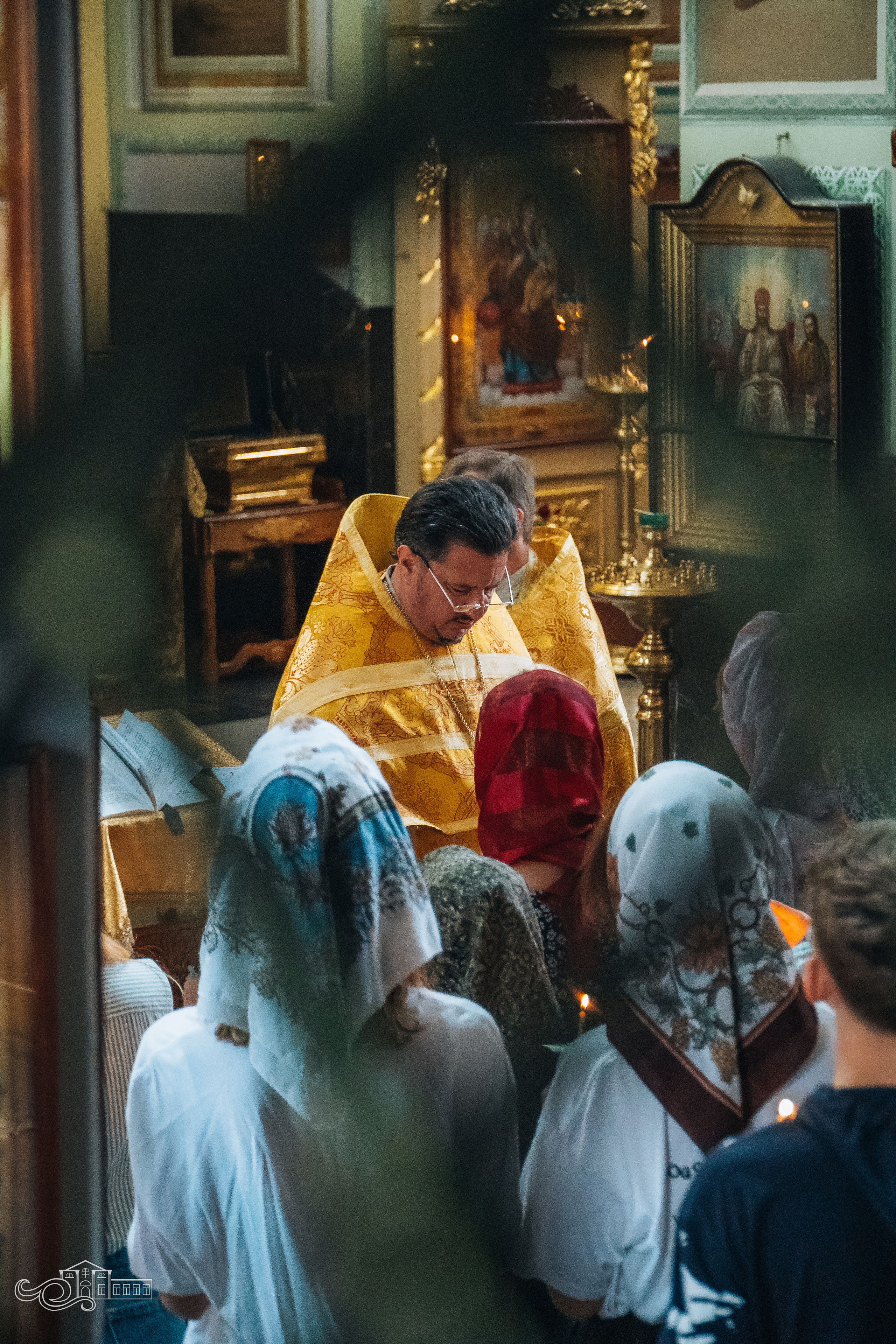 Молебен с учащимися и молодежью. Новотитаровский Дом культуры