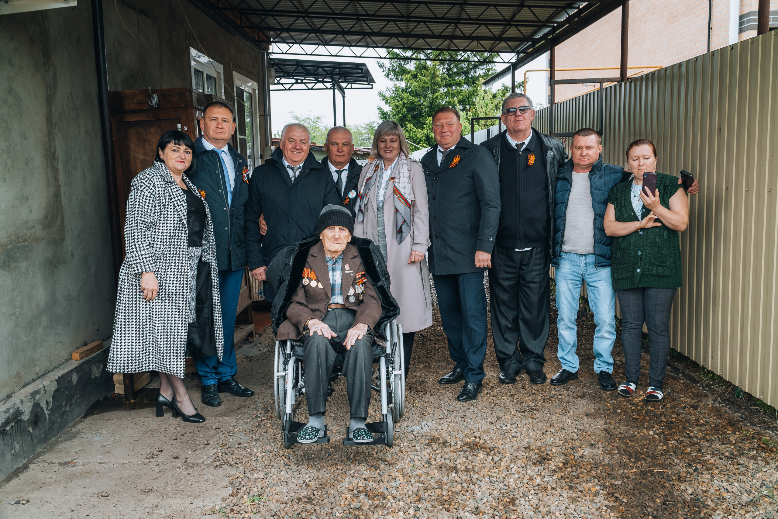 Адресные поздравления ветеранов Великой Отечественной Войны. Новотитаровский Дом культуры