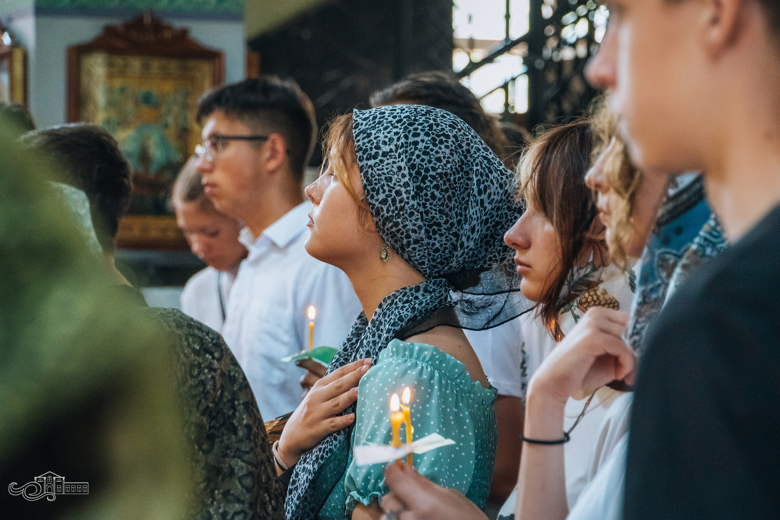 Молебен с учащимися и молодежью. Новотитаровский Дом культуры