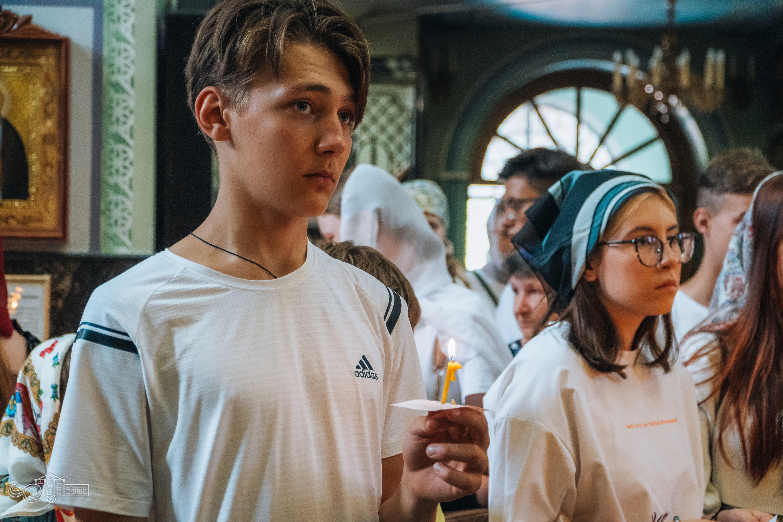 Молебен с учащимися и молодежью. Новотитаровский Дом культуры