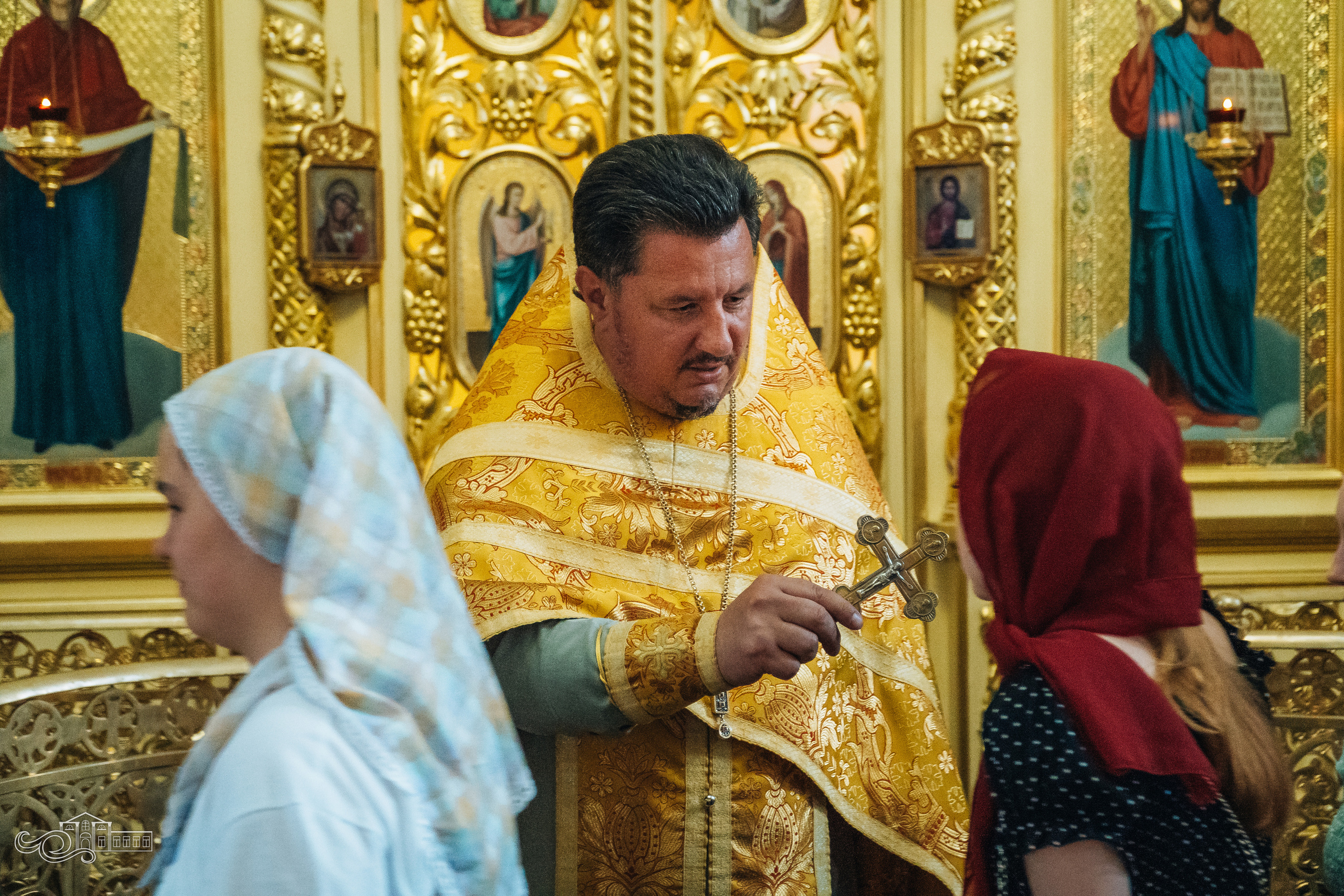 Молебен с учащимися и молодежью. Новотитаровский Дом культуры