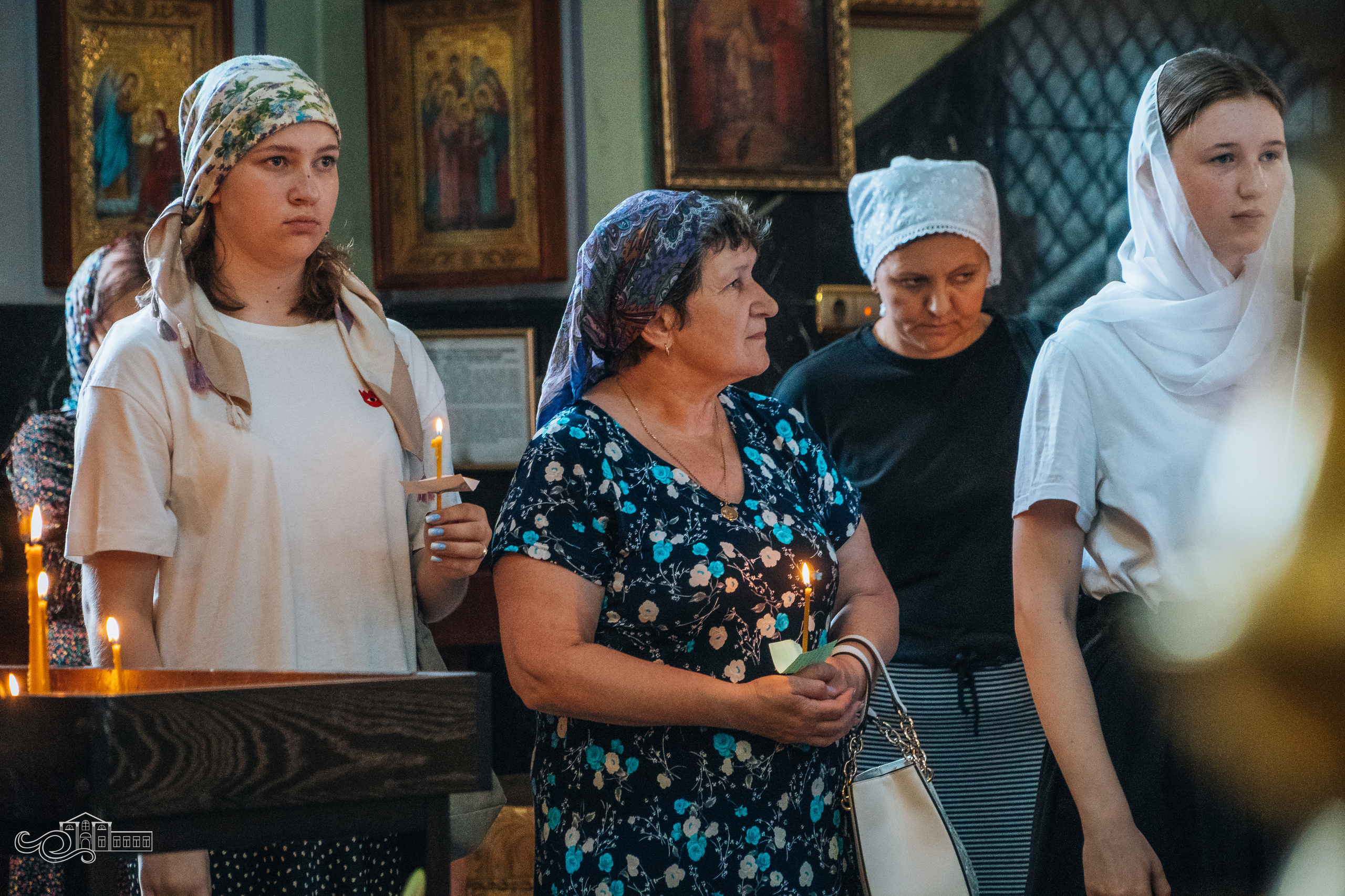 Молебен с учащимися и молодежью. Новотитаровский Дом культуры