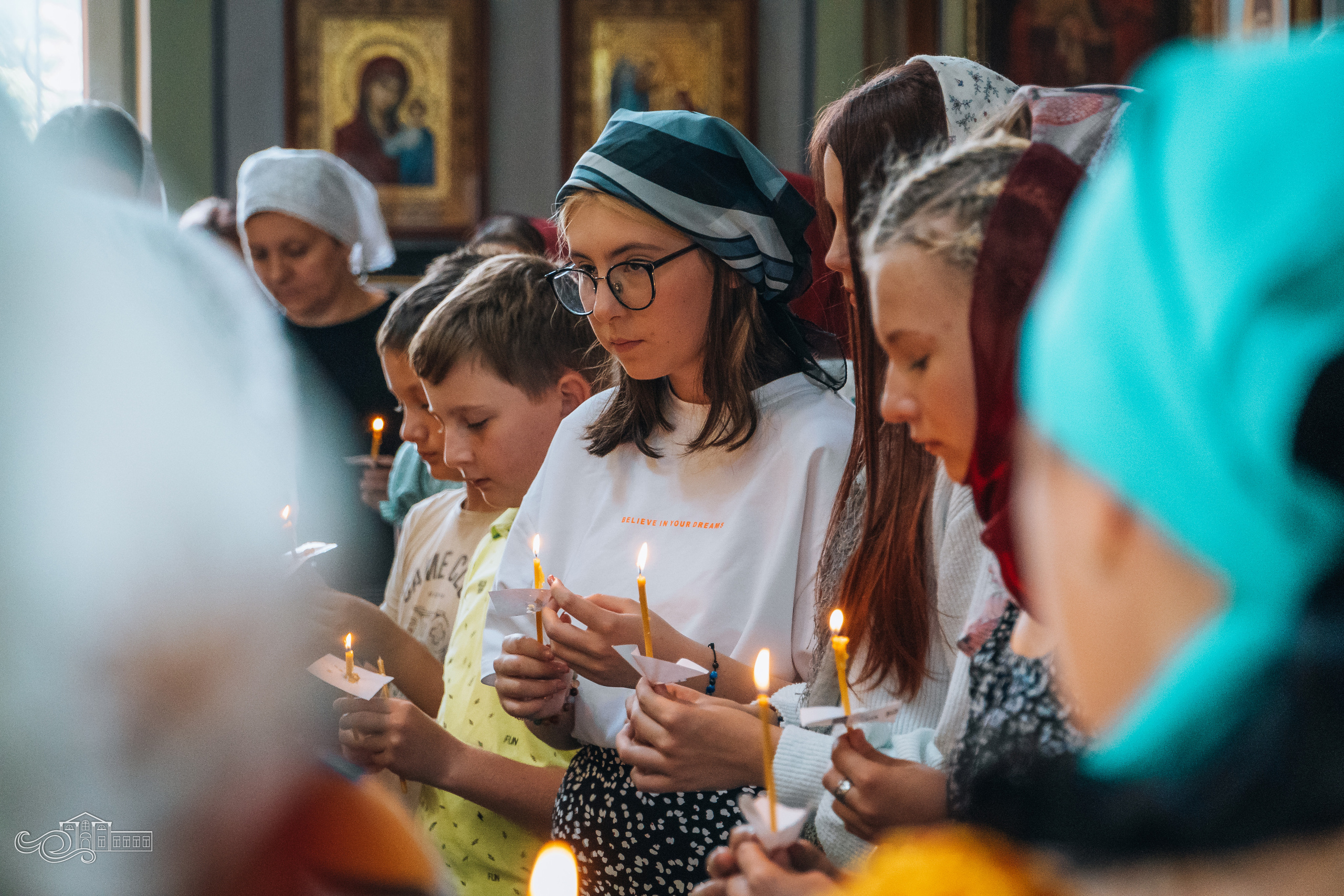 Молебен с учащимися и молодежью. Новотитаровский Дом культуры